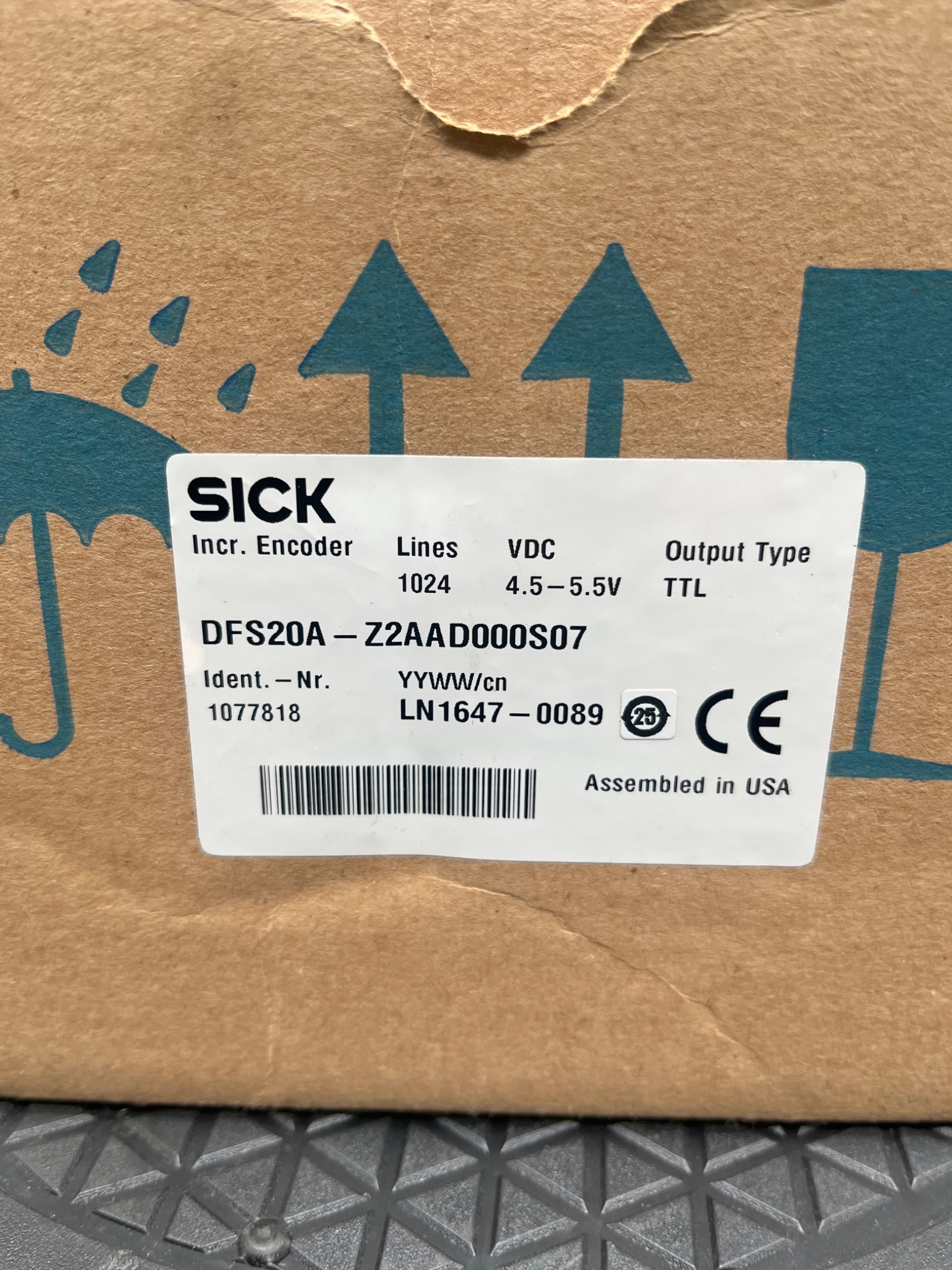 SICK DFS20A‑Z2AAD000S07 Incremental Encoder NEW 4