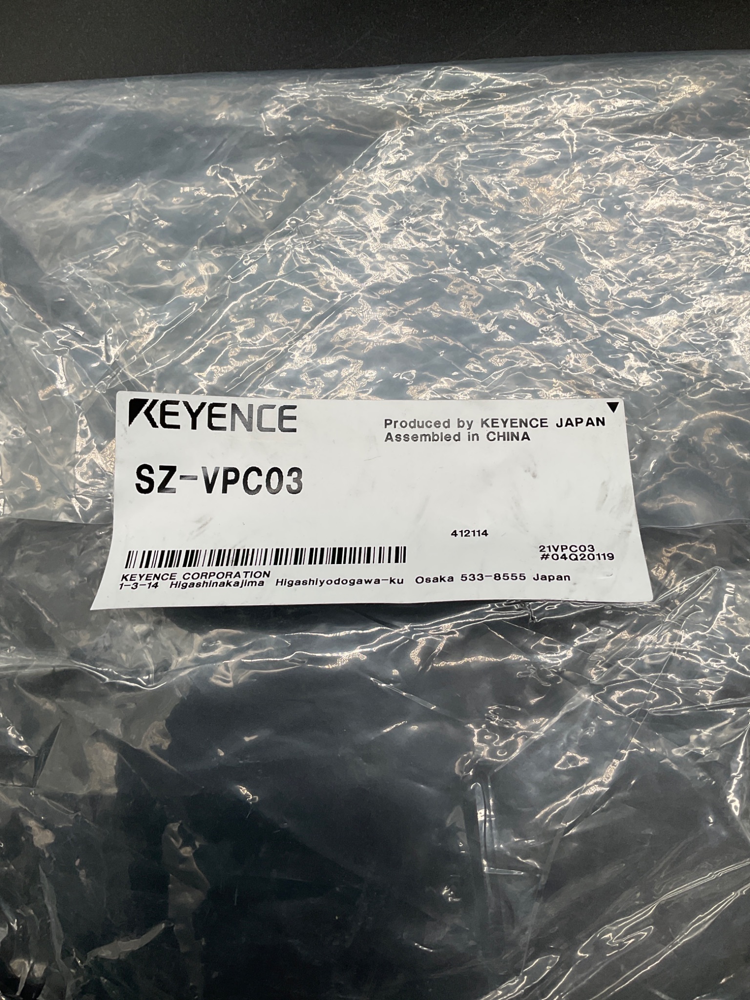 KEYENCE SZ‑VPC03 Connection Cable NEW 2