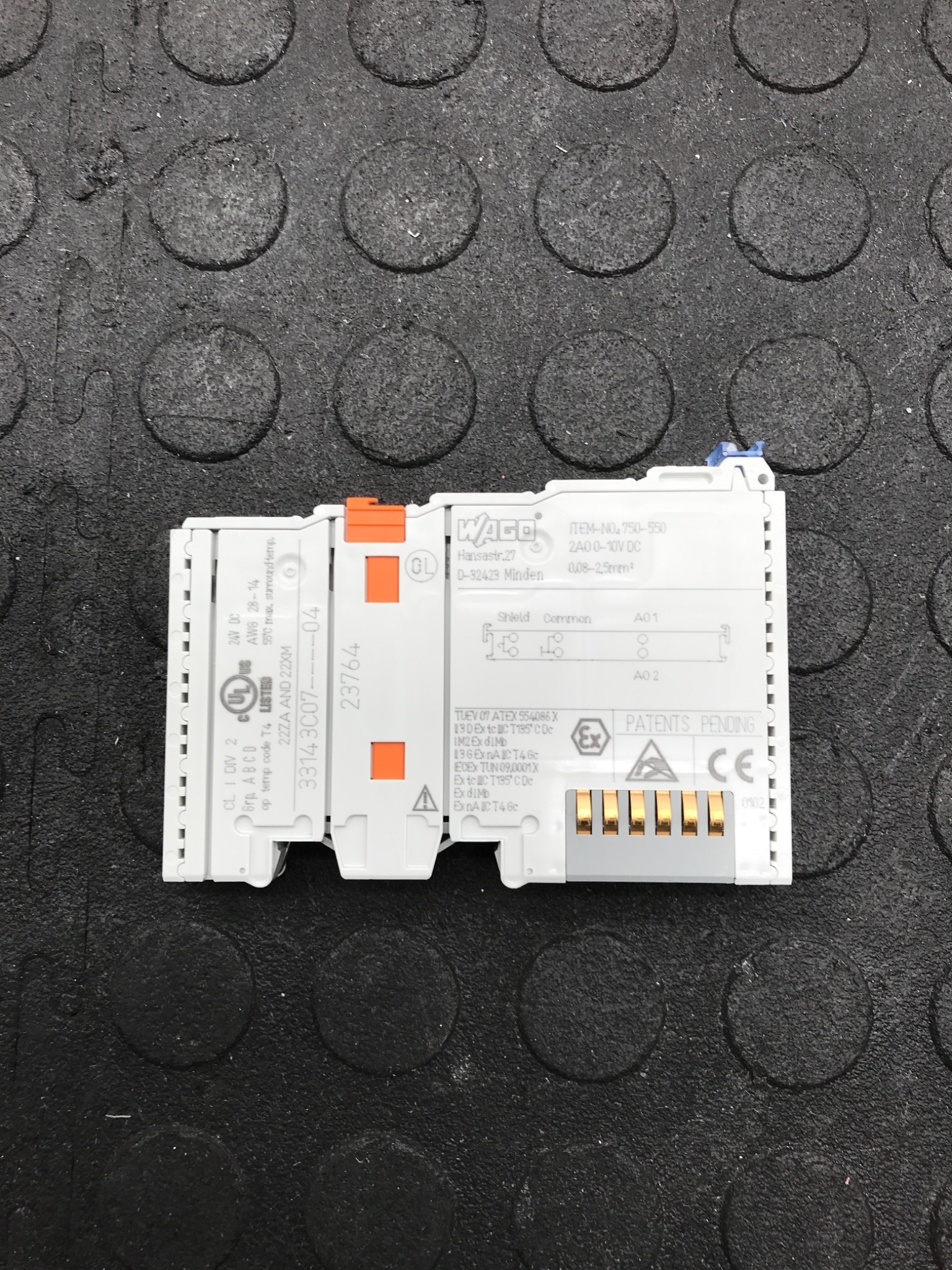 WAGO 750‑550 I/O Module USED 2