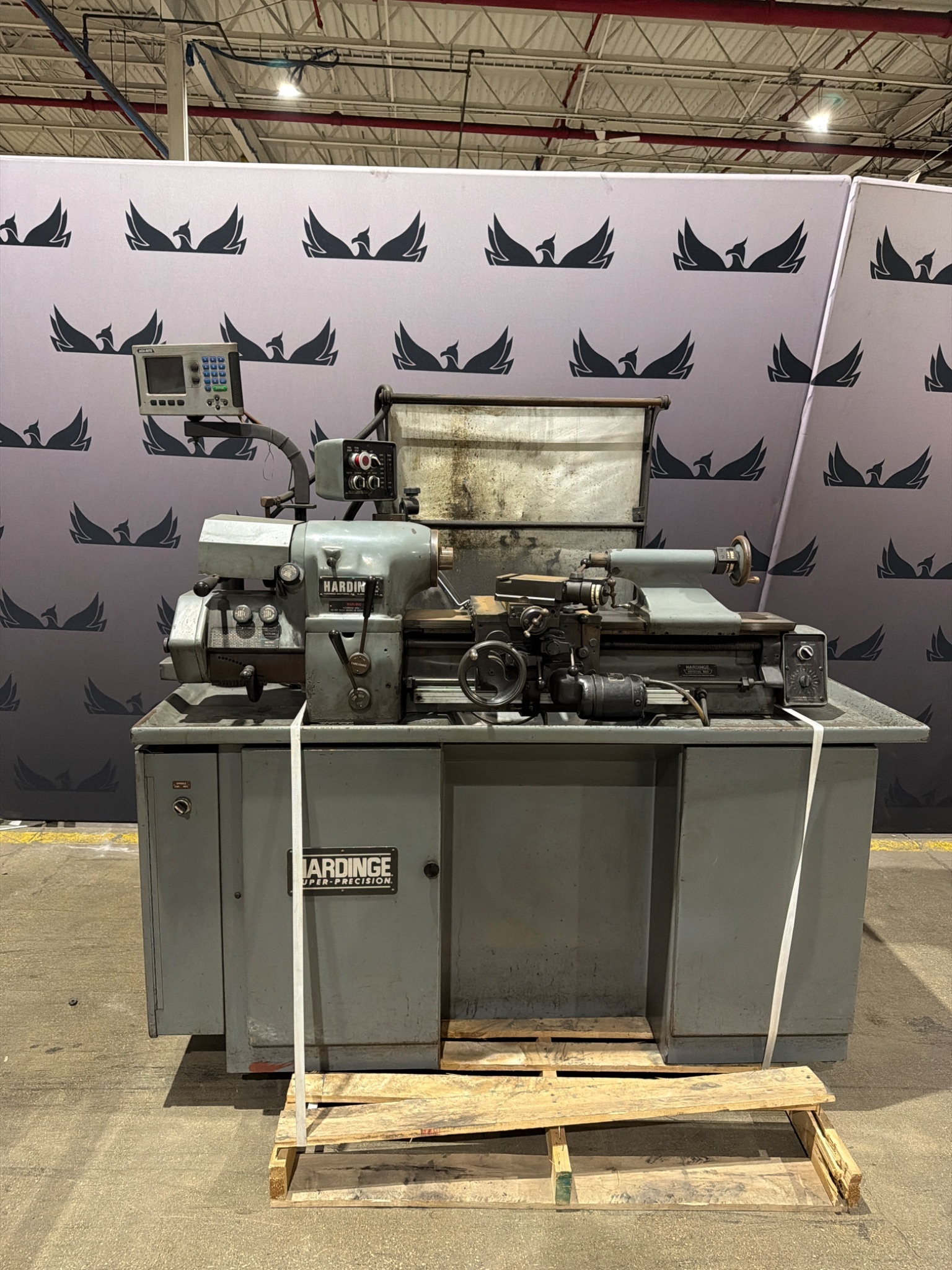 HARDINGE HLV‑H Super Precision Lathe 11" x 18" USED 0