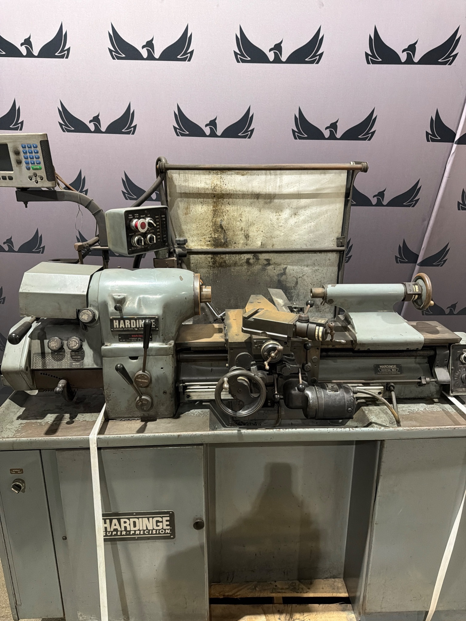 HARDINGE HLV‑H Super Precision Lathe 11" x 18" USED 2