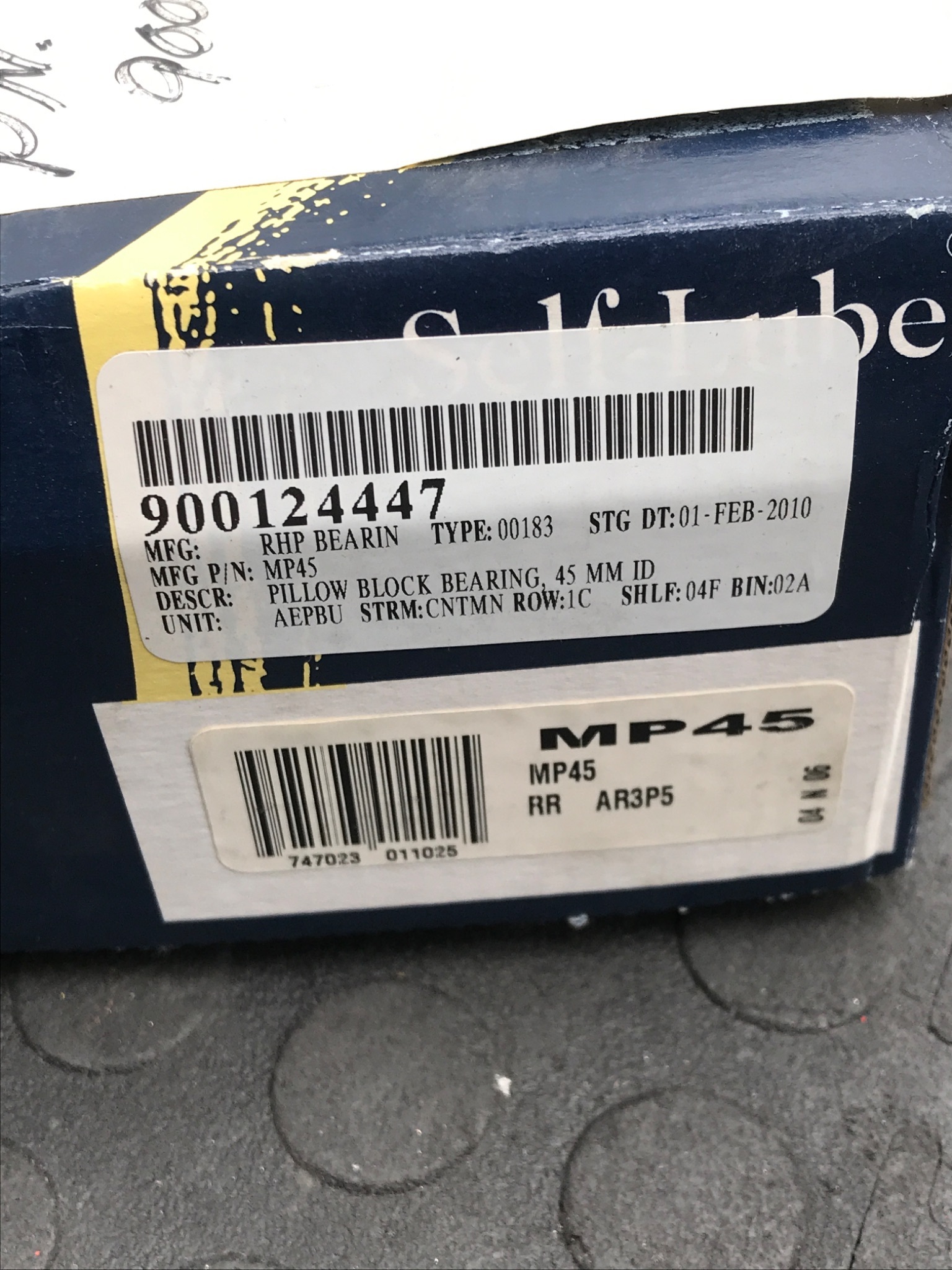 RHP MP45 Pillow Block Bearing NEW 1