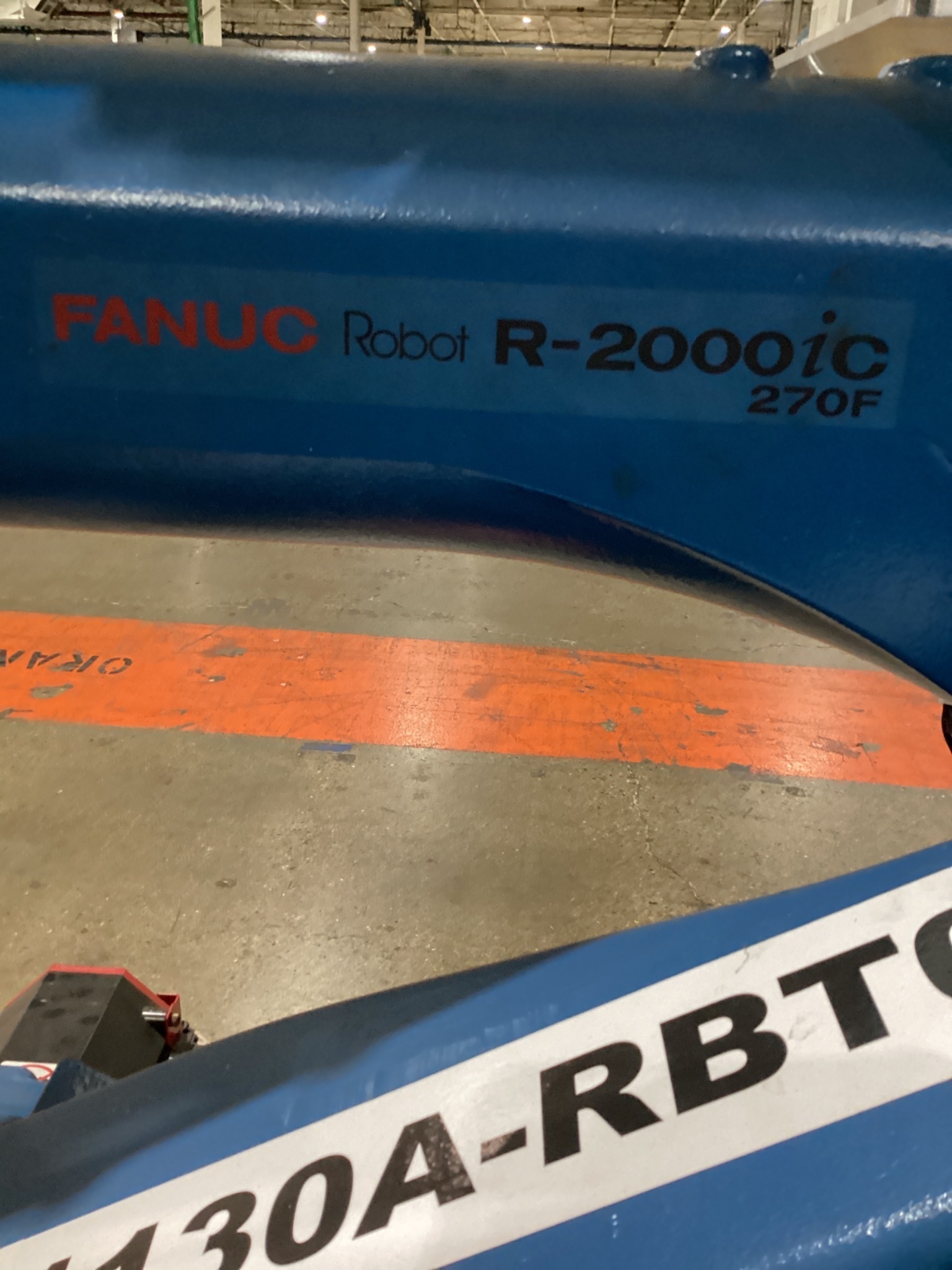 FANUC R‑2000iC/270F Robot w/ R‑30iB PLUS Controls & Spot Welding EOAT USED 8