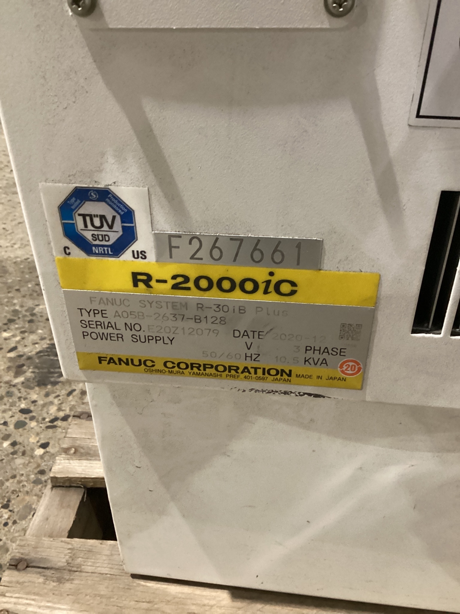 FANUC R‑2000iC/270F Robot w/ R‑30iB PLUS Controls & Spot Welding EOAT USED 14