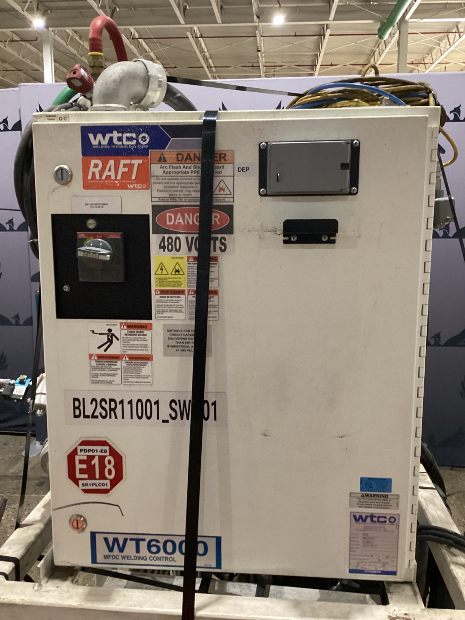 FANUC R-2000iC/210F w/ R30iB PLUS Controls & WTC Weld Controller USED 3
