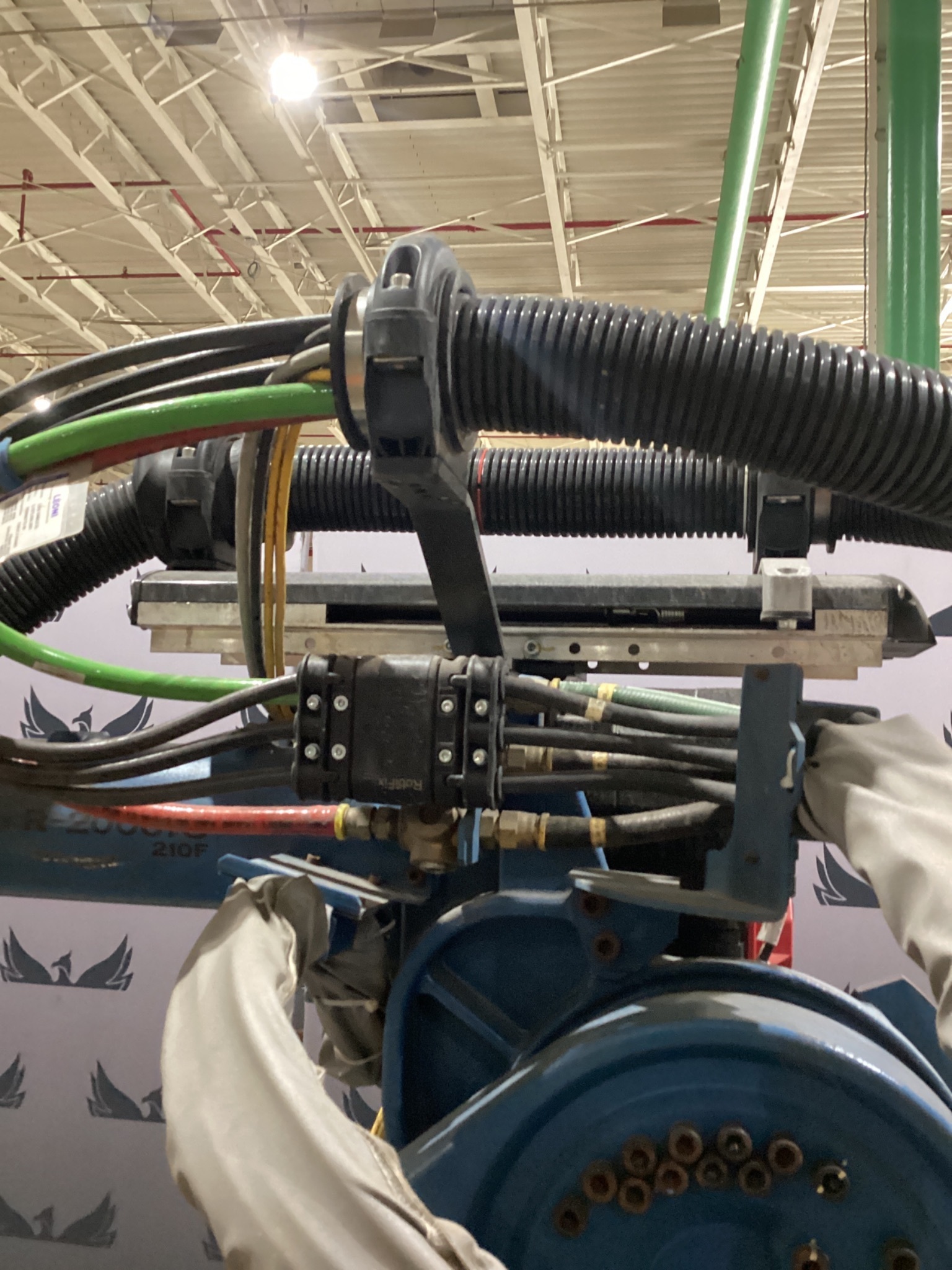 FANUC R-2000iC/210F w/ R30iB PLUS Controls & WTC Weld Controller USED 7