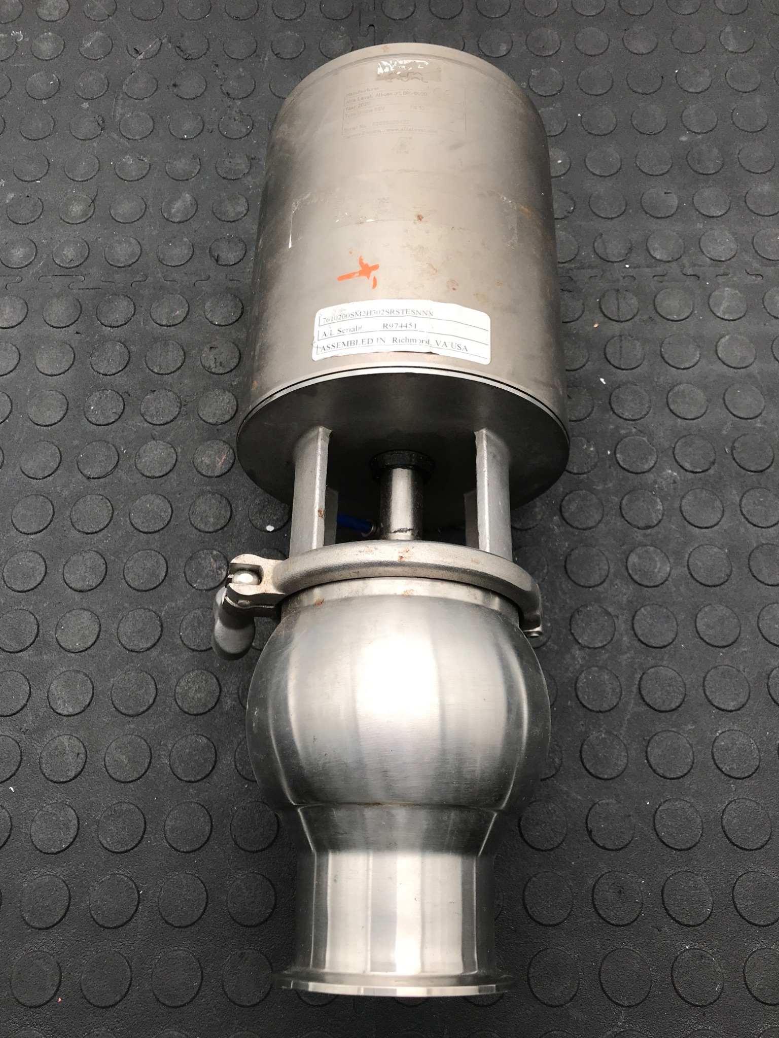 ALFA LAVAL SSV PN 10 Sanitary Single Seat Valve USED 2