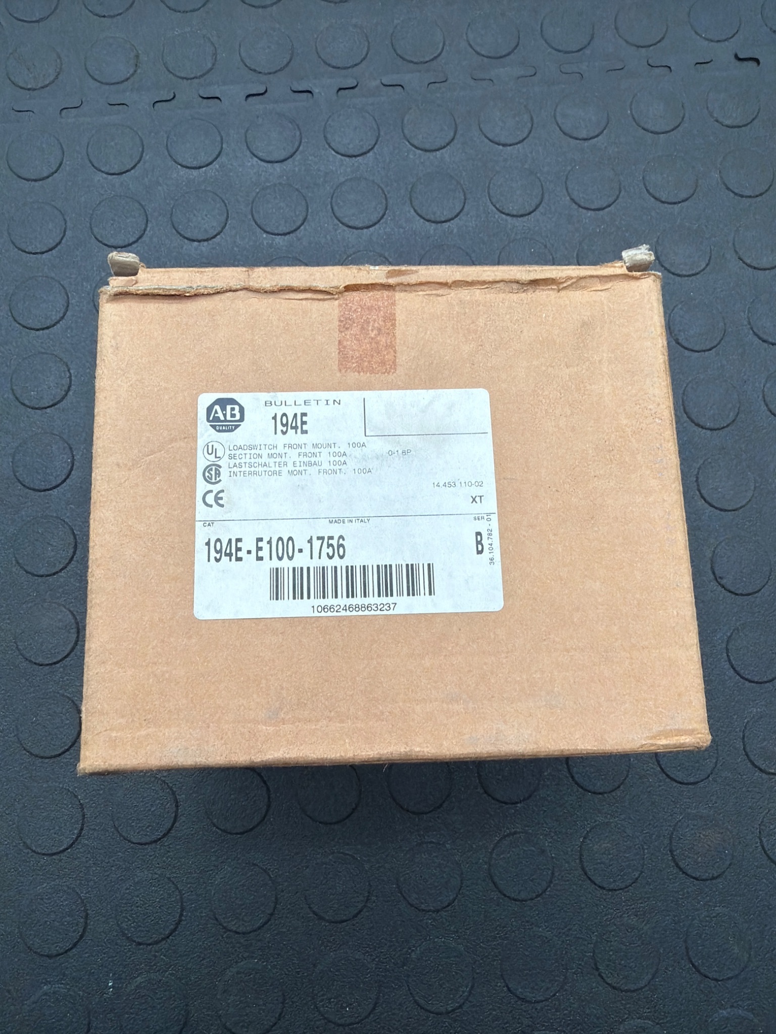 ALLEN‑BRADLEY 194E‑E100‑1756 Disconnect Switch NEW 1