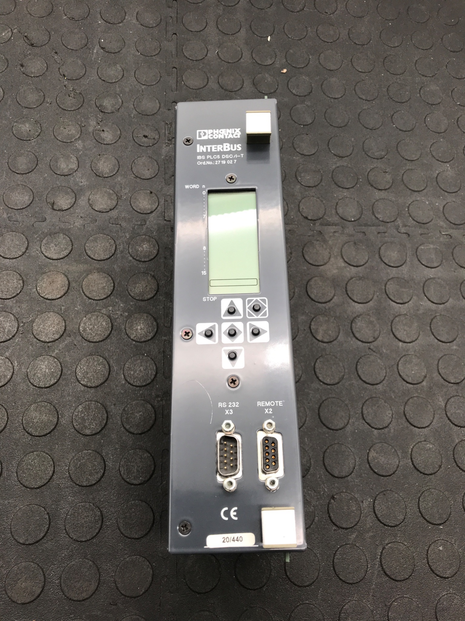 PHOENIX CONTACT IBS PLC5 DSC/I‑T INTERBUS Controller USED 0