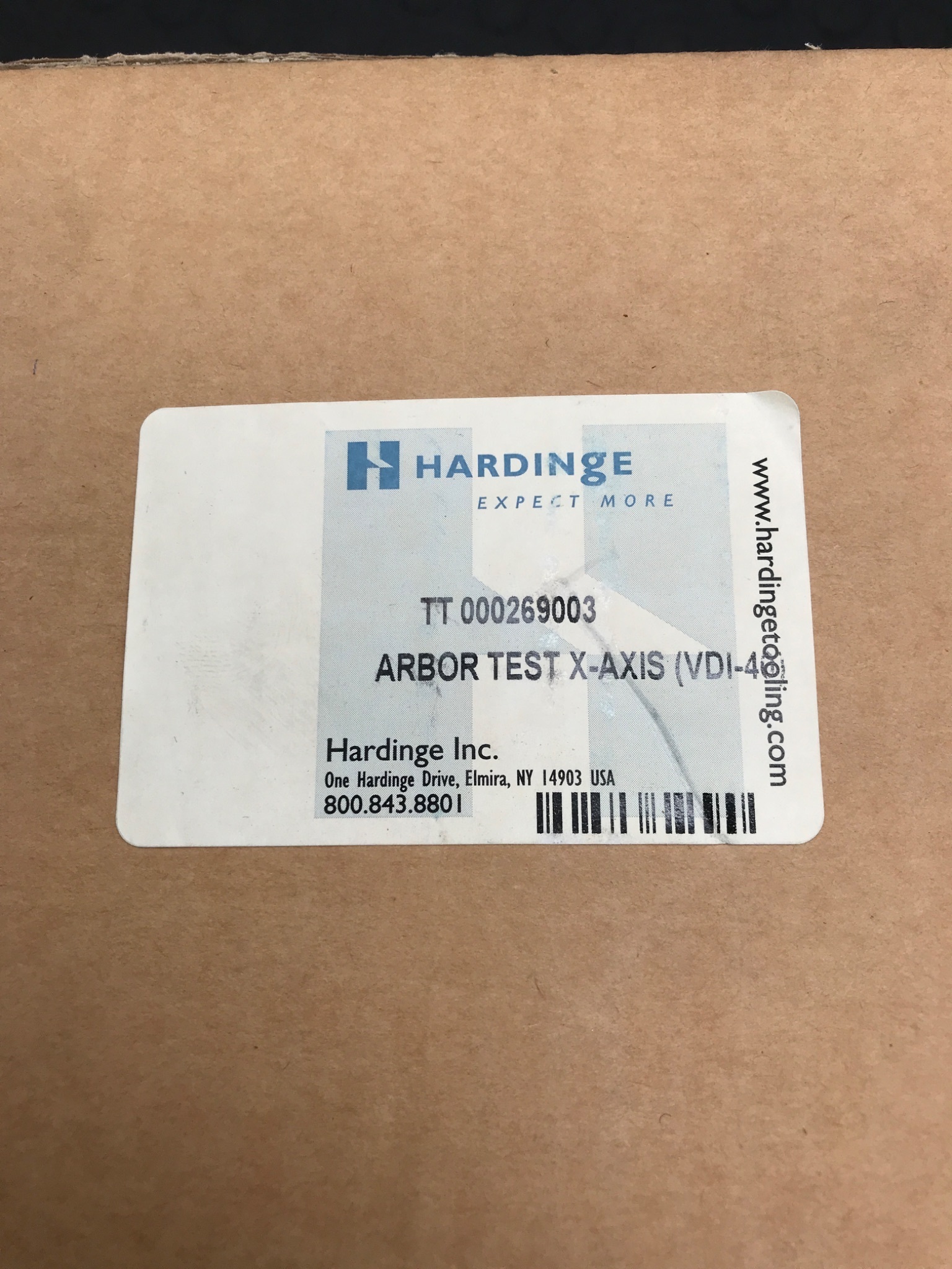 HARDINGE TT‑000269003 Arbor Test Mandrel VDI 40 NEW 3