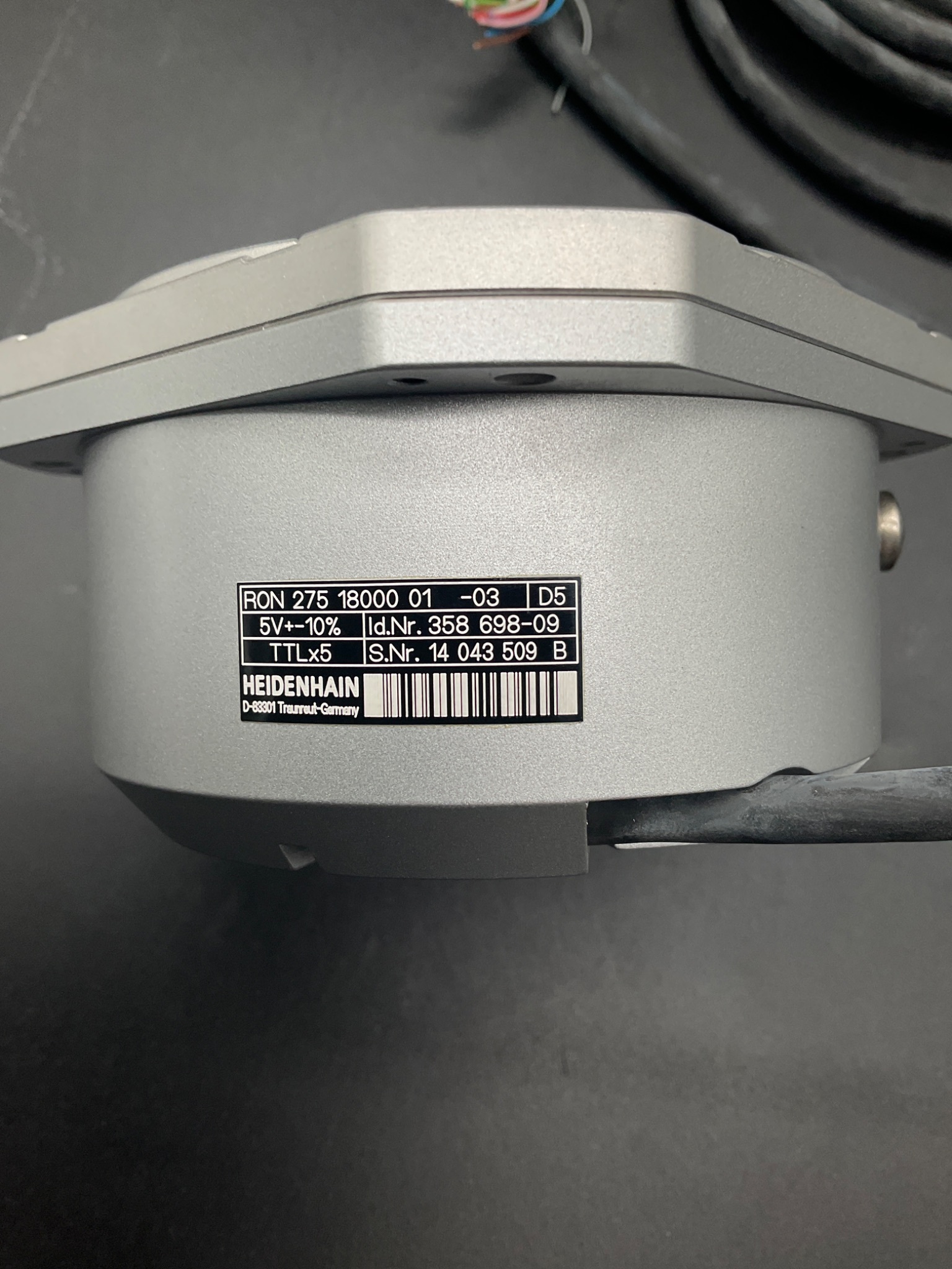 HEIDENHAIN RON 275 18000 01‑03 Rotary Encoder USED 3