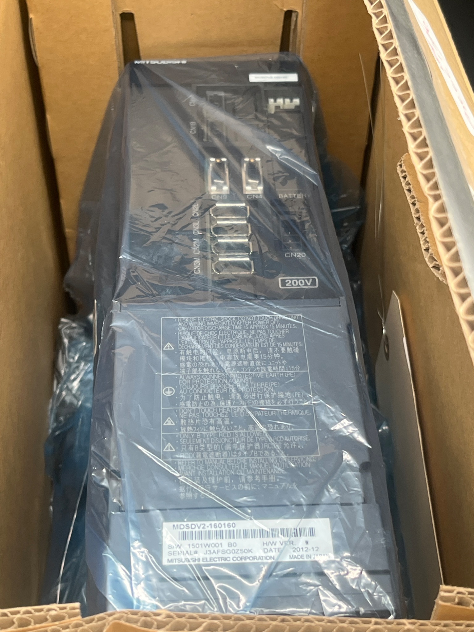 MITSUBISHI ELECTRIC MDS‑D2‑V2‑160160 Servo Drive Unit USED 1