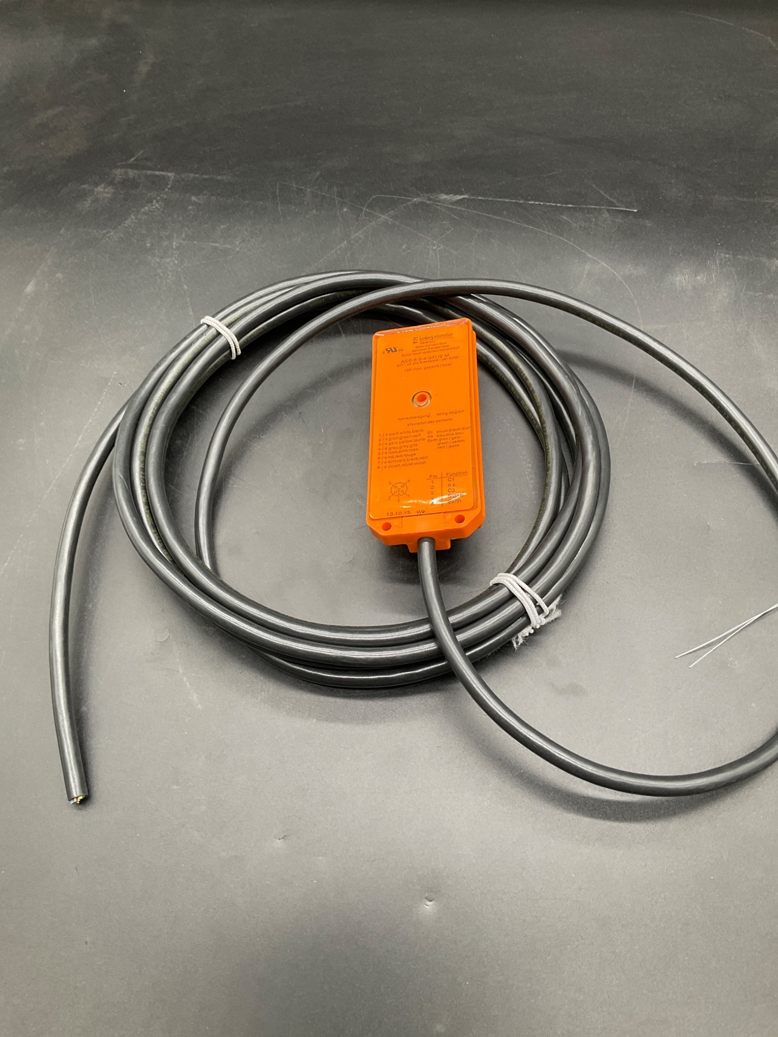LUMBERG AUTOMATION ASB 8 5‑4‑331/5 M Sensor Actuator Box USED 3