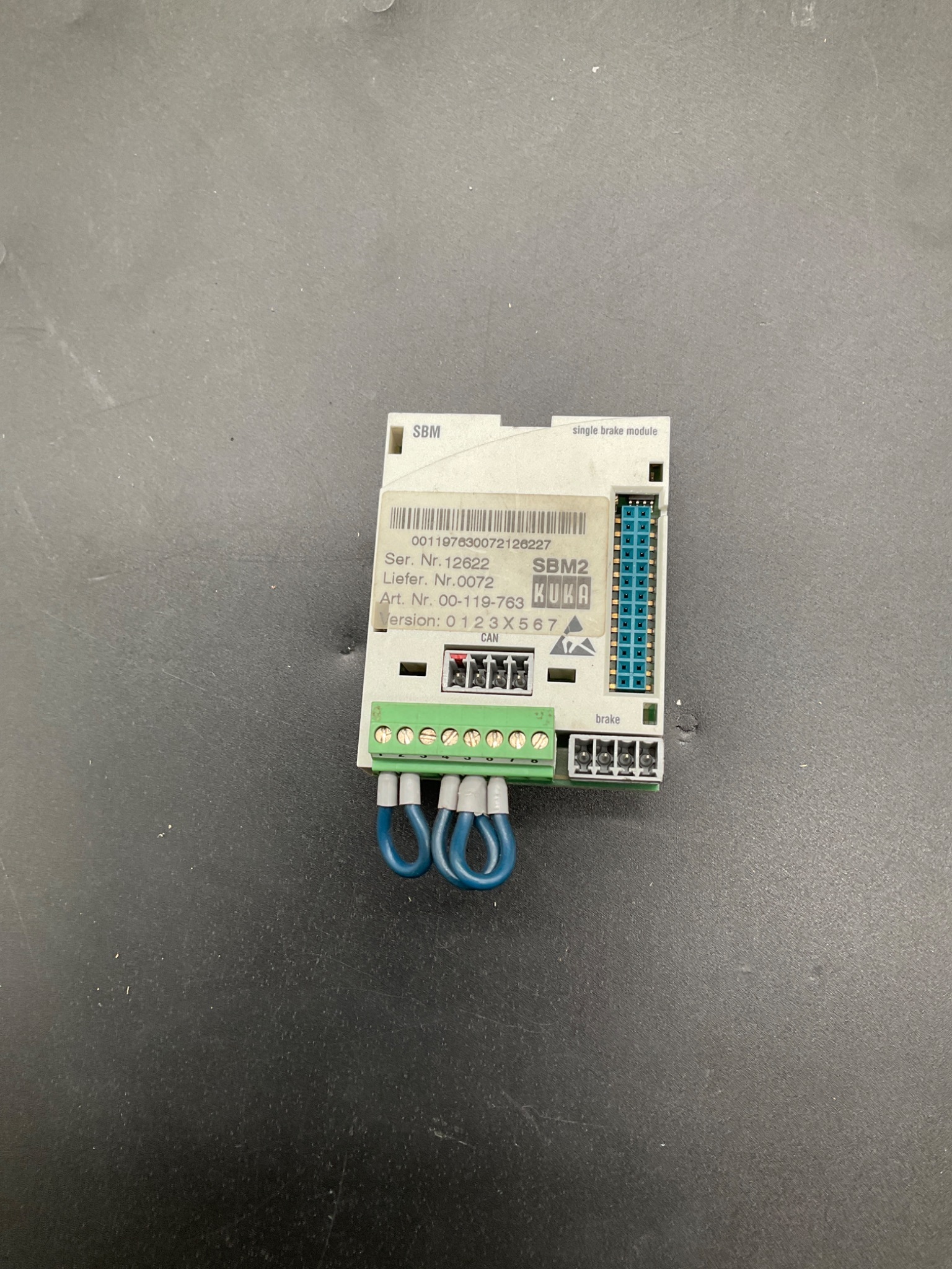 KUKA E93ZBBS Single Brake Module USED 1