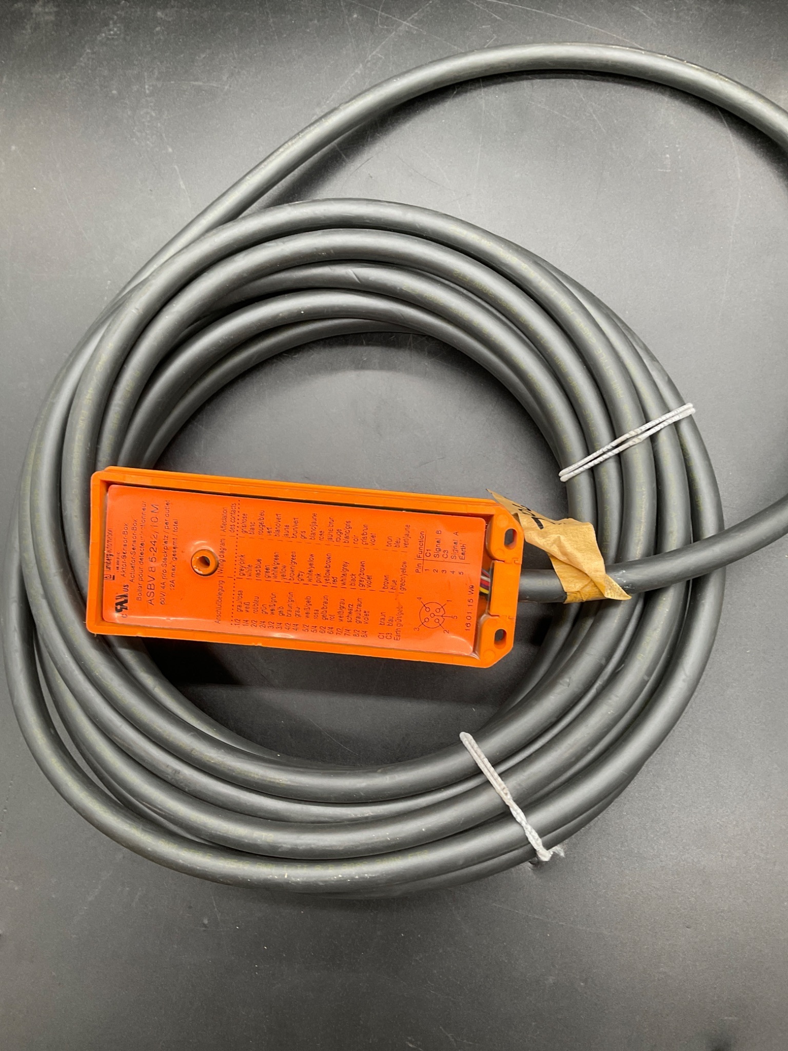 LUMBERG AUTOMATION ASBV 8 5‑242/10 M Sensor Actuator Box USED 1