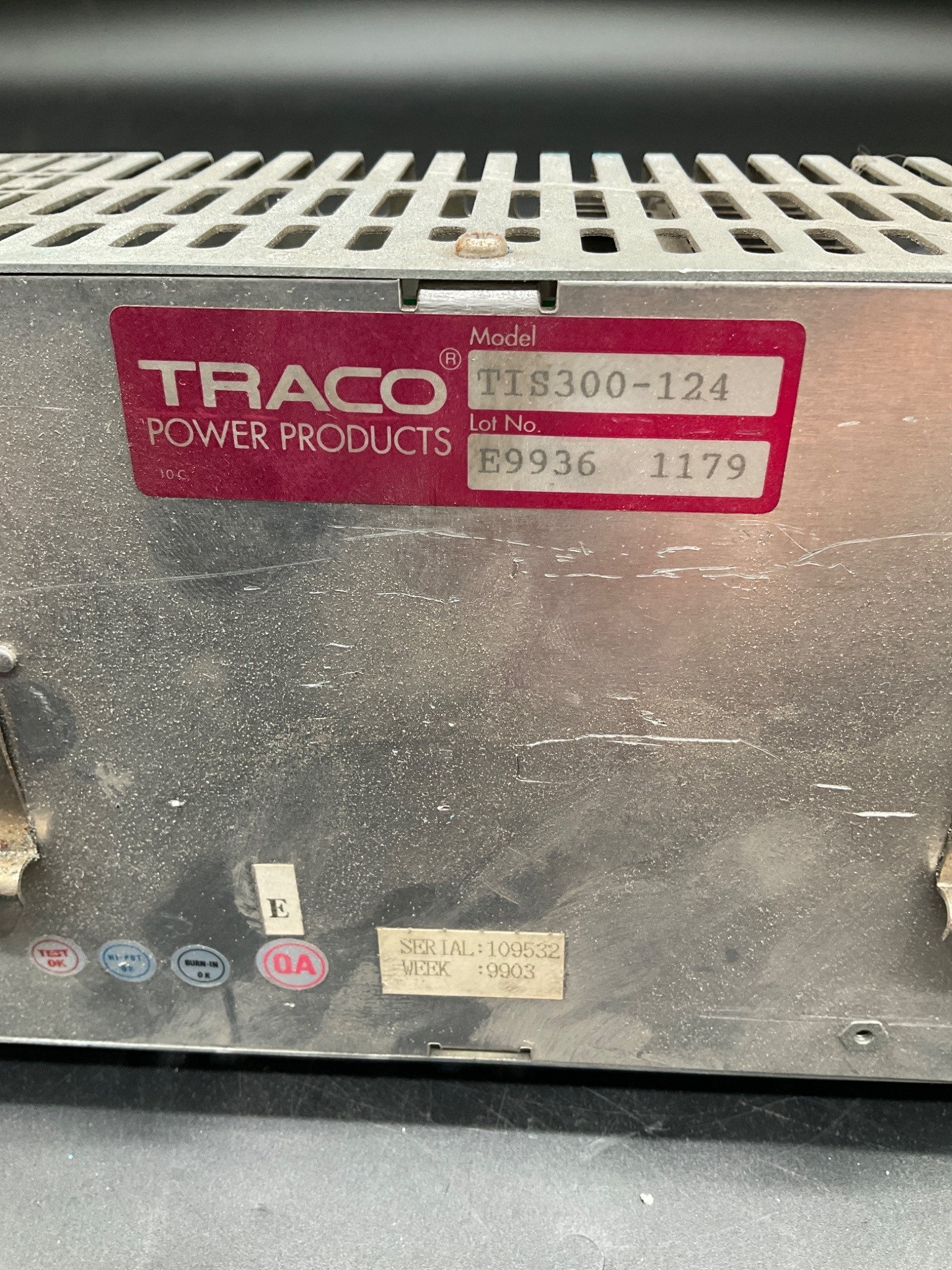 TRACO POWER TIS 300‑124 Industrial Power Supply USED 5