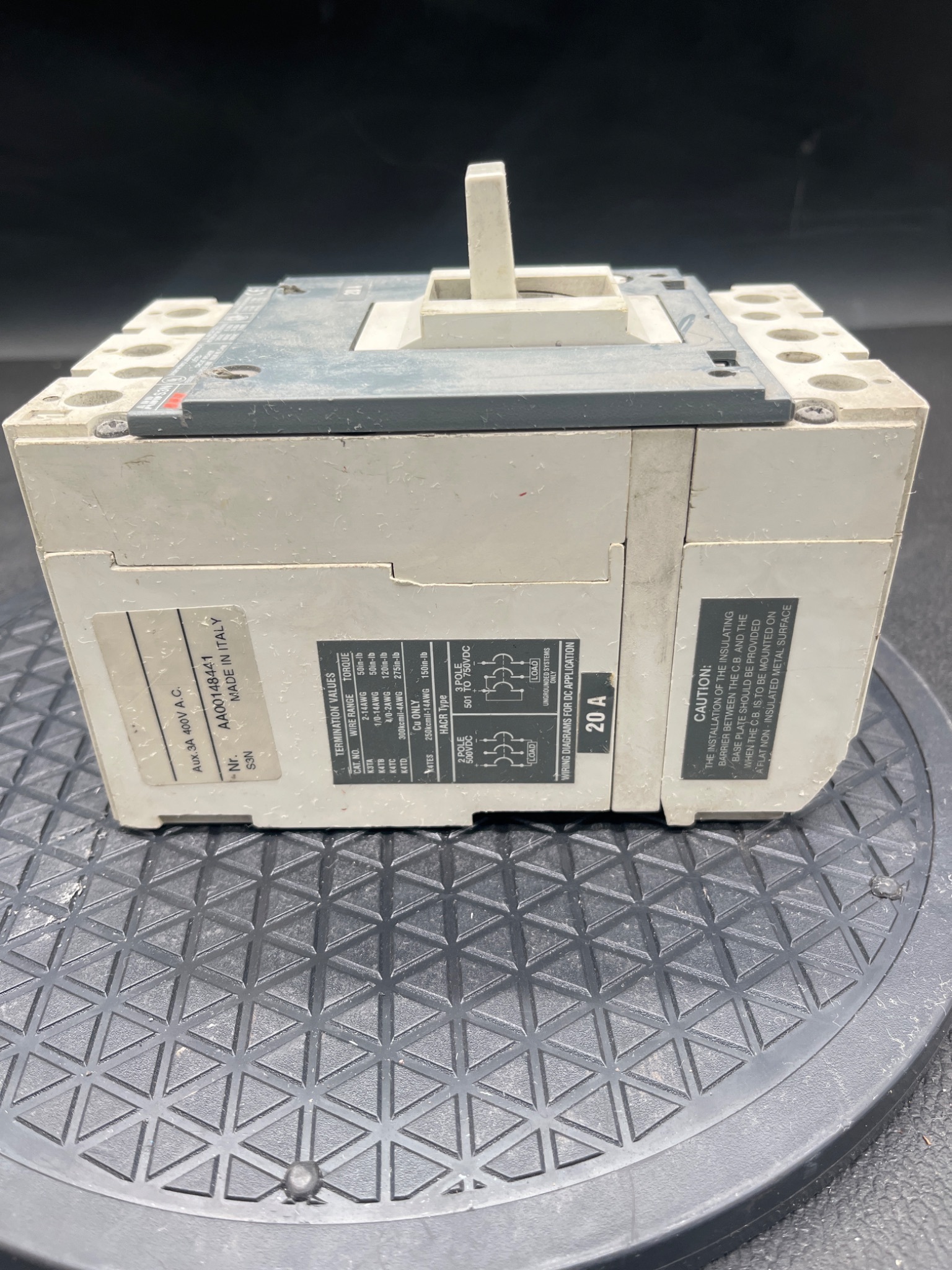ABB S3N Molded Case Circuit Breaker USED 2