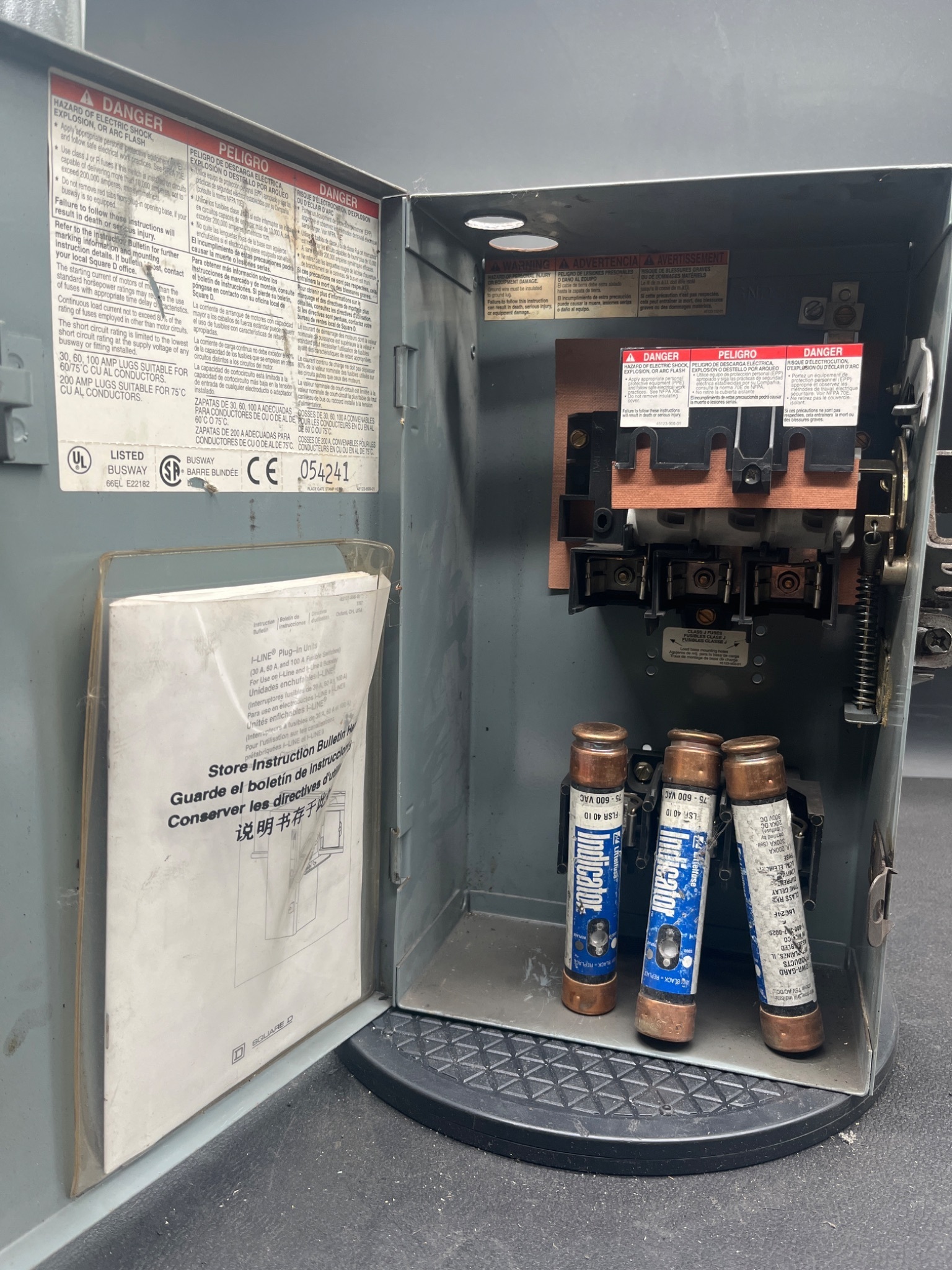 Square D PQ3606G I‑Line Fusible Busway Unit USED 4