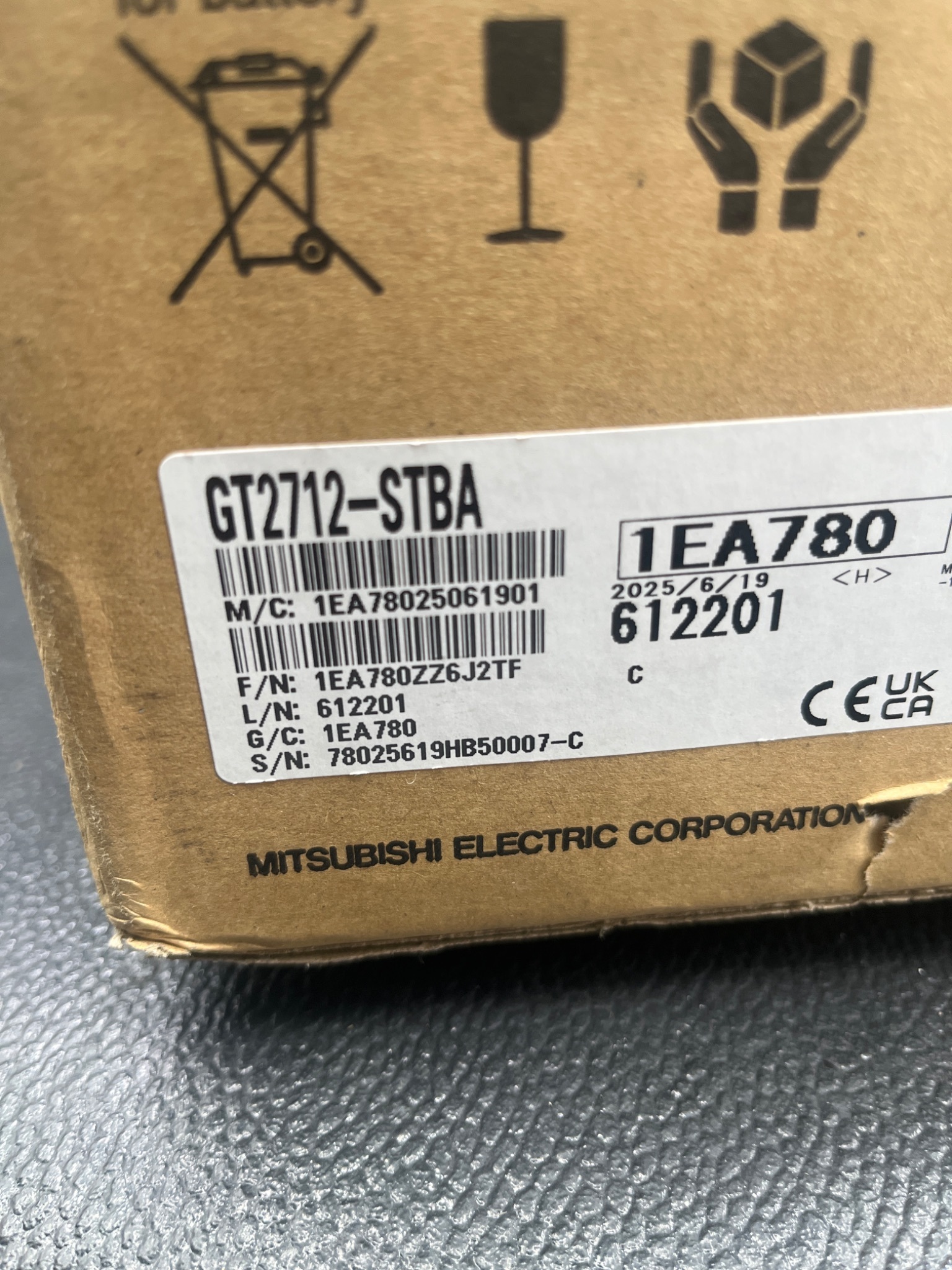 MITSUBISHI ELECTRIC GT2712‑STBA GOT2000 HMI NEW 1