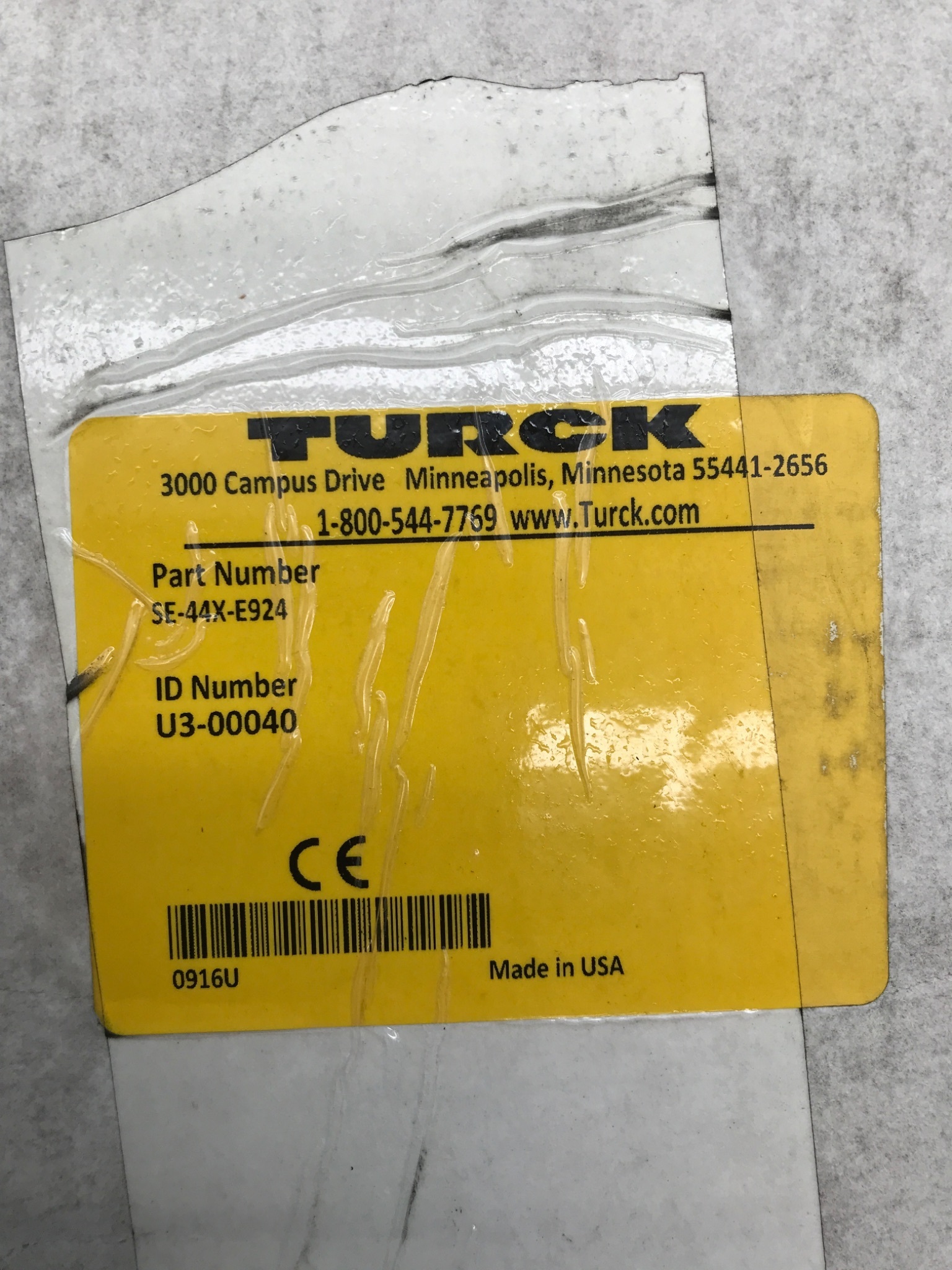 TURCK SE‑44X‑E924 Safety Relay NEW 0