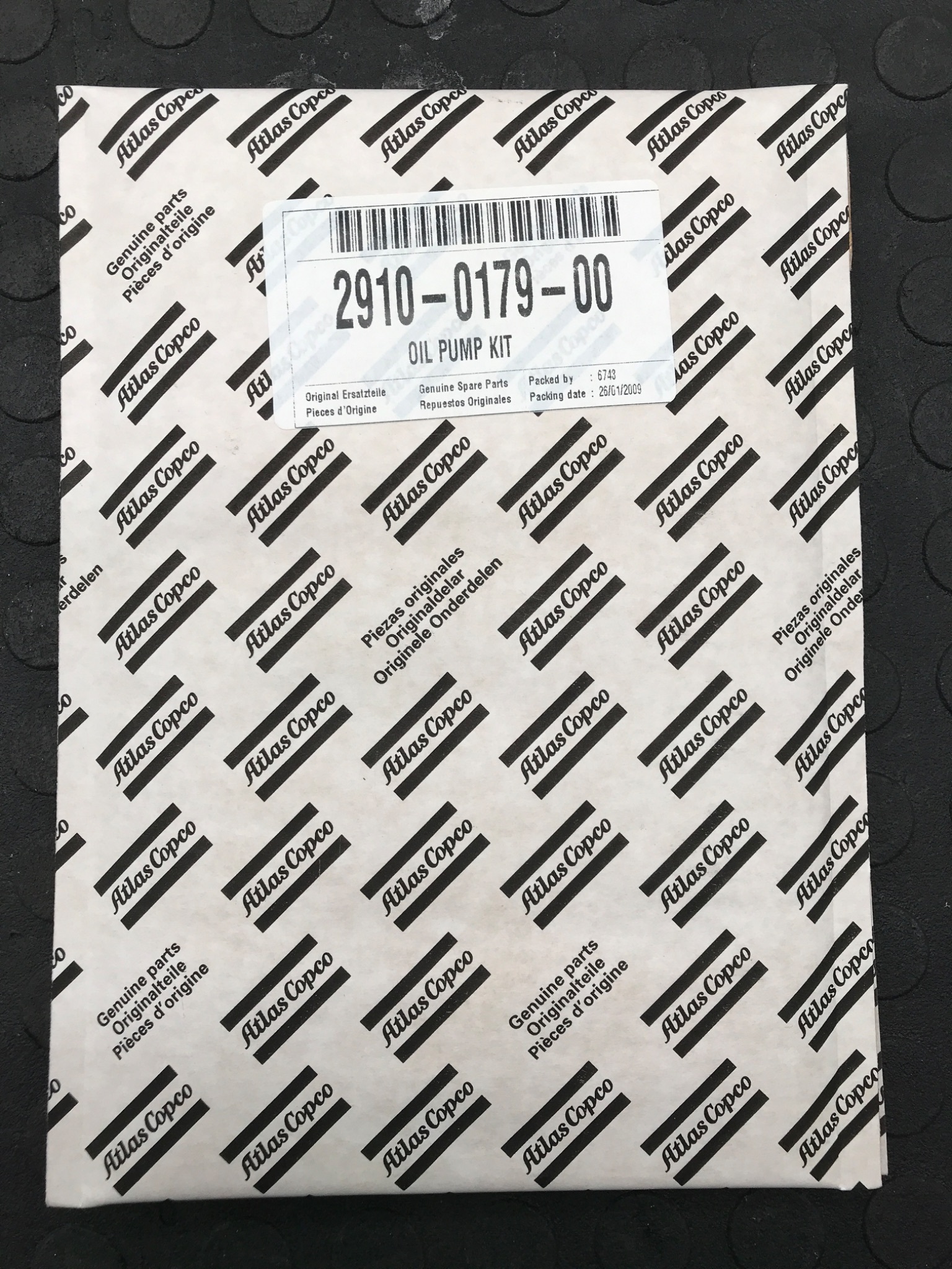 ATLAS COPCO 2910‑0179‑00 Oil Pump Seal Kit NEW 0