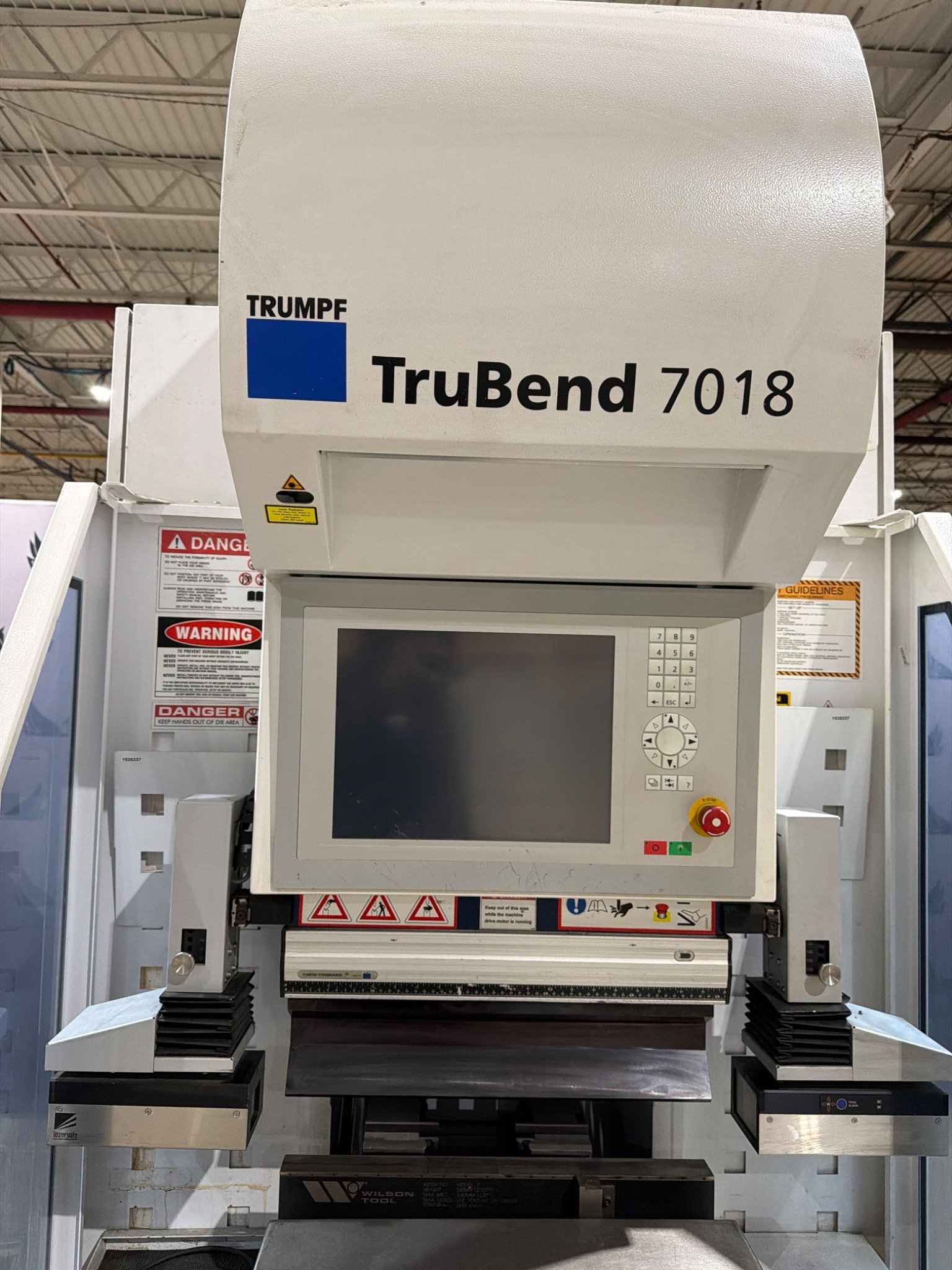 TRUMPF TruBend 7018 Hydraulic Press Brake USED 4