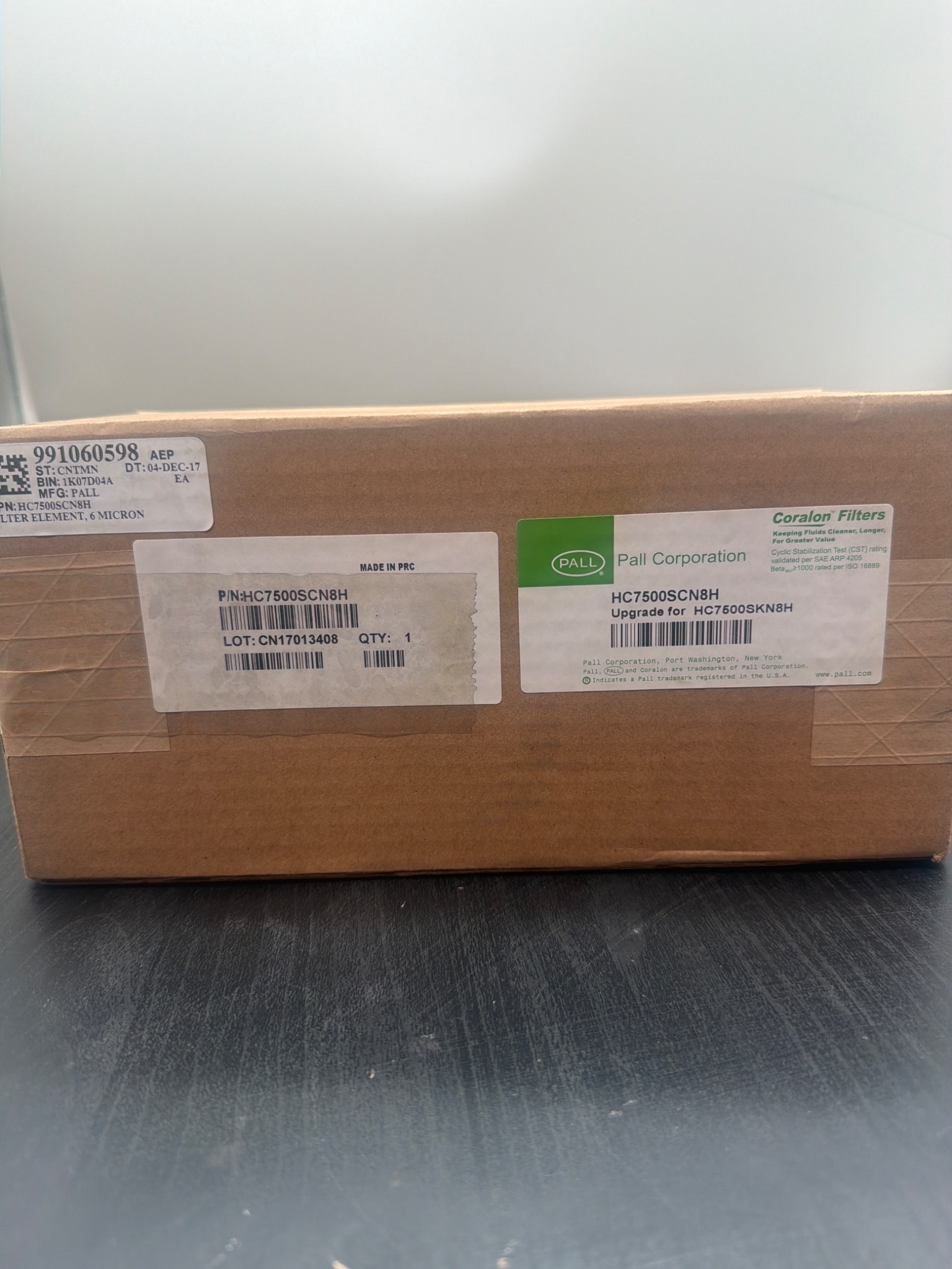 PALL HC7500SCN8H Coralon Hydraulic Filter Element NEW 0