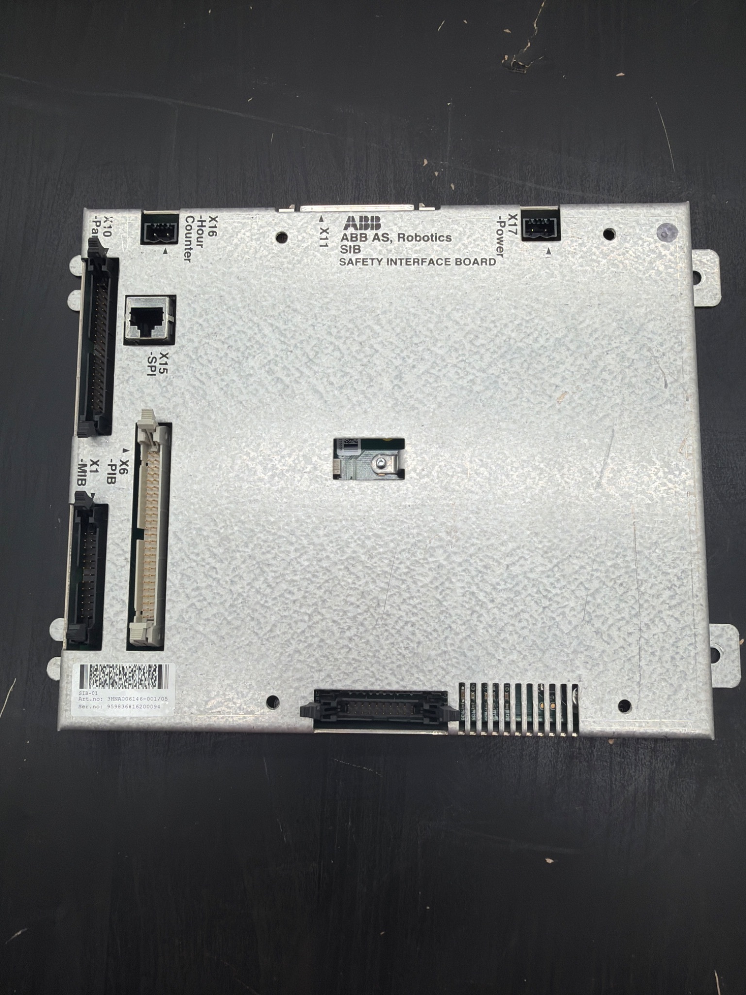 ABB 3HNA006146-001/05 Safety Interface Board SIB-01 USED 0