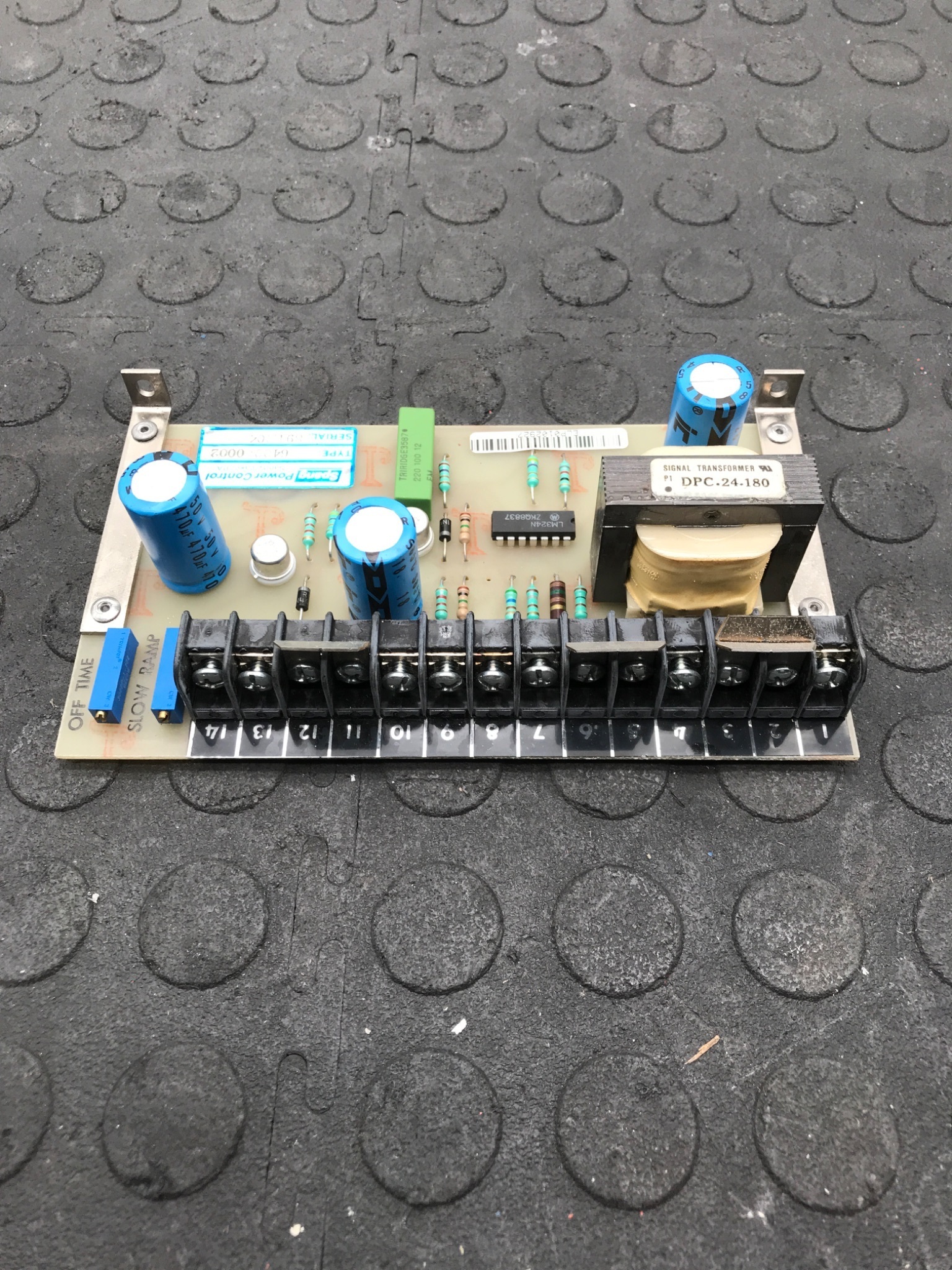 SPANG POWER CONTROL E6400-0002 Power Control Board USED 3
