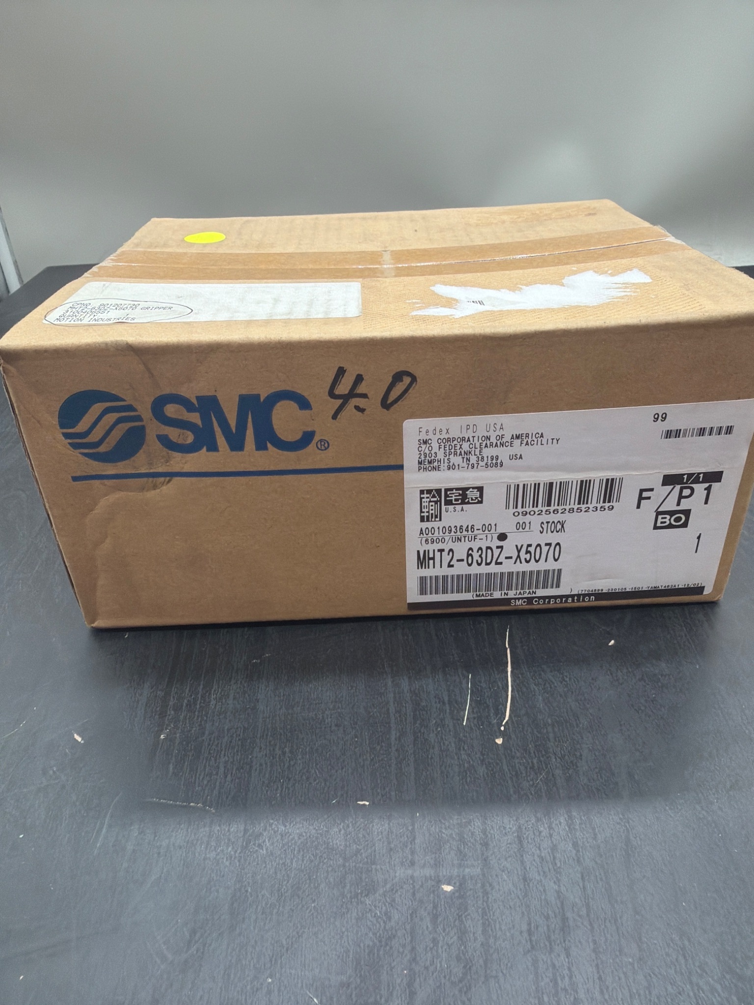 SMC MHT2‑63DZ‑X5070 Rotary Actuator NEW 0