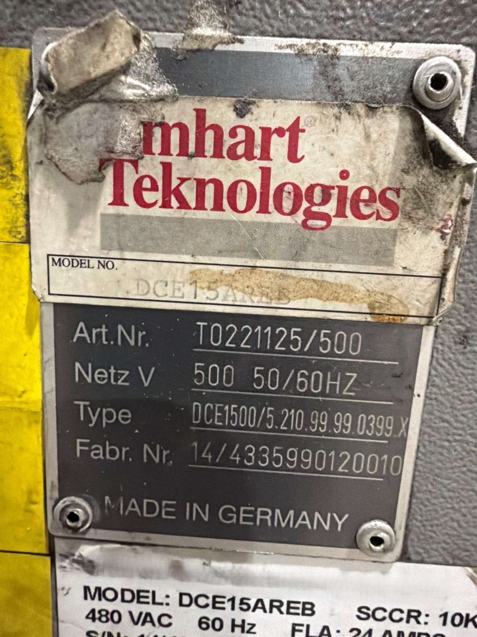 EMHART DCE15AREB Stud Welding Inverter USED 5