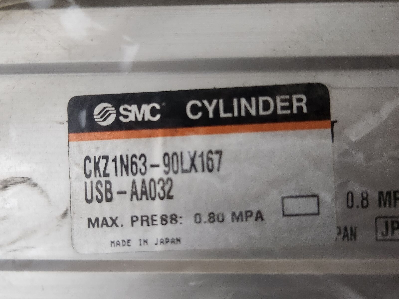 SMC CKZ1N63‑90LX167USB‑AA032 Slim Line Power Clamp NEW 1