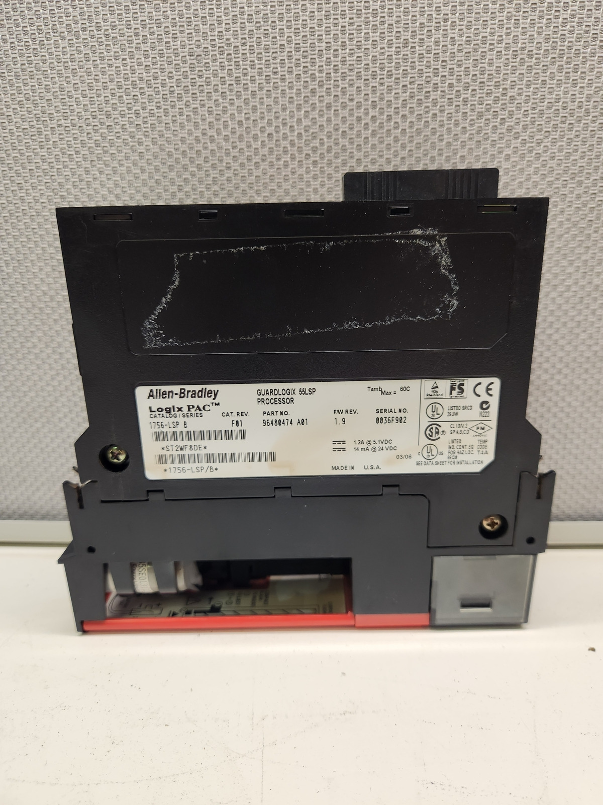 ALLEN‑BRADLEY 1756‑LSB/B GuardLogix Safety Partner Module USED 1
