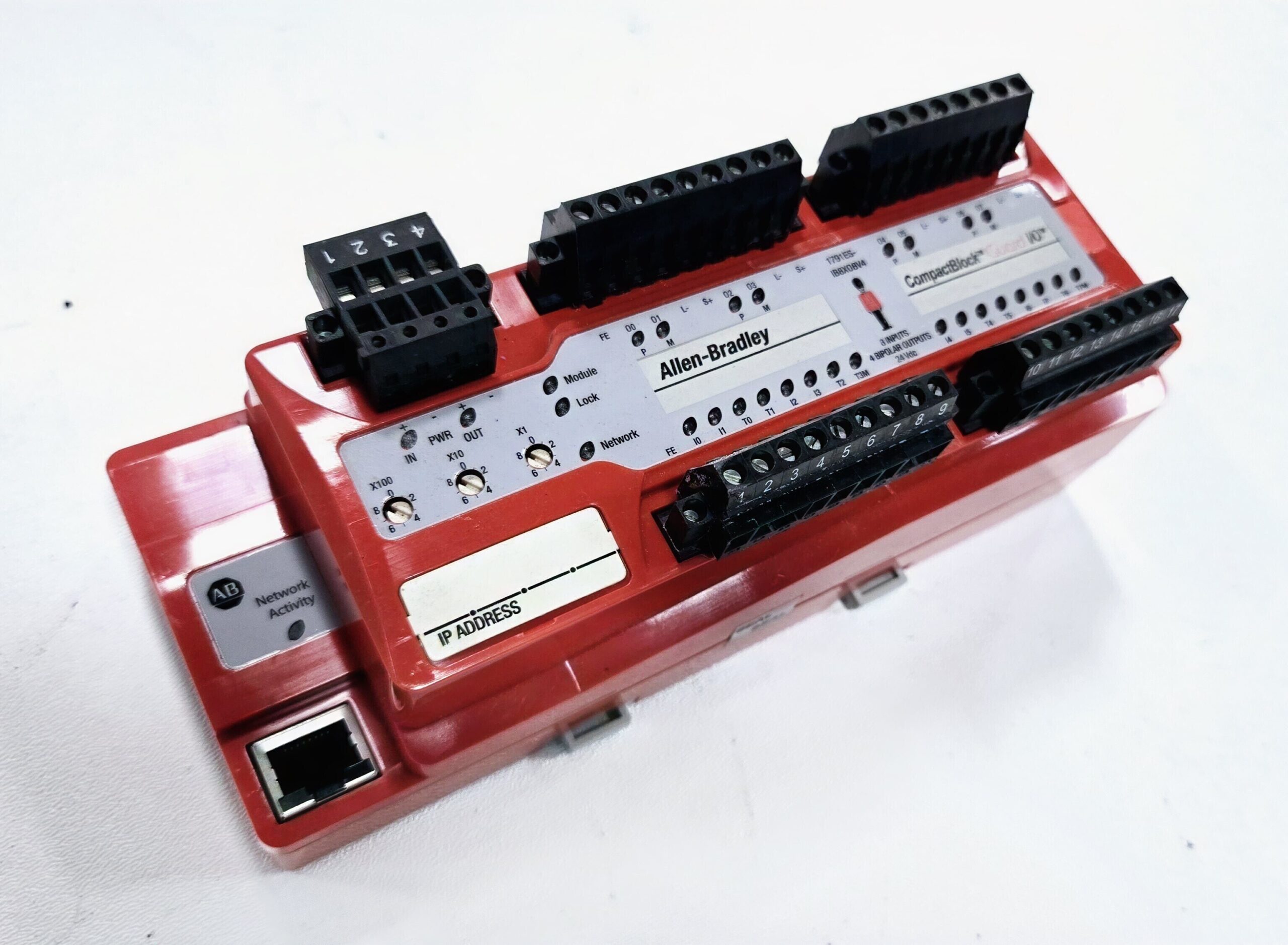 ALLEN‑BRADLEY 1791ES‑IB8X0BV4/A CompactBlock Guard I/O Safety Input Module USED 1