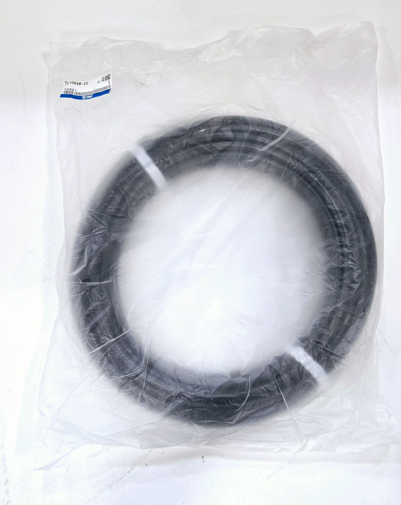 SMC TU1065B‑20 Pneumatic Tubing 10 mm x 6.5 mm 20 m Black NEW 0