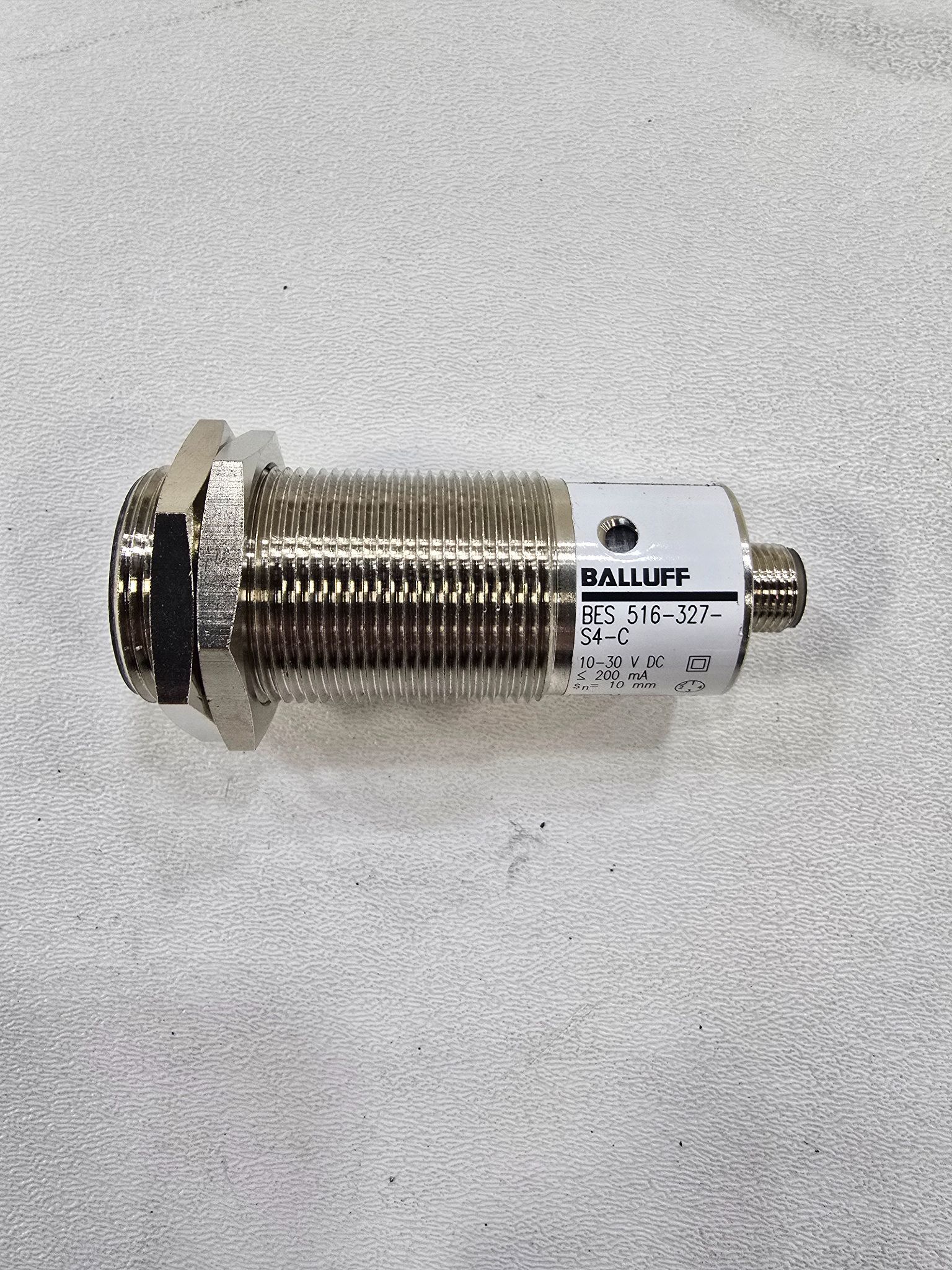Balluff BES 516-327-S4-C Inductive Proximity Sensor M30 10mm Range NEW 0