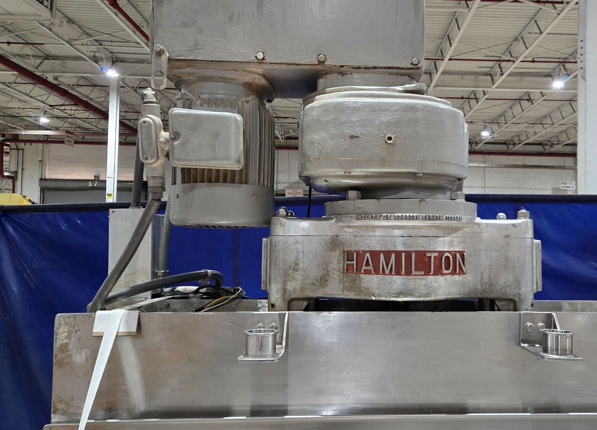 100 Gallon Hamilton Atmos Steam Jacketed Mixing Kettle w/Agitators - Used 3