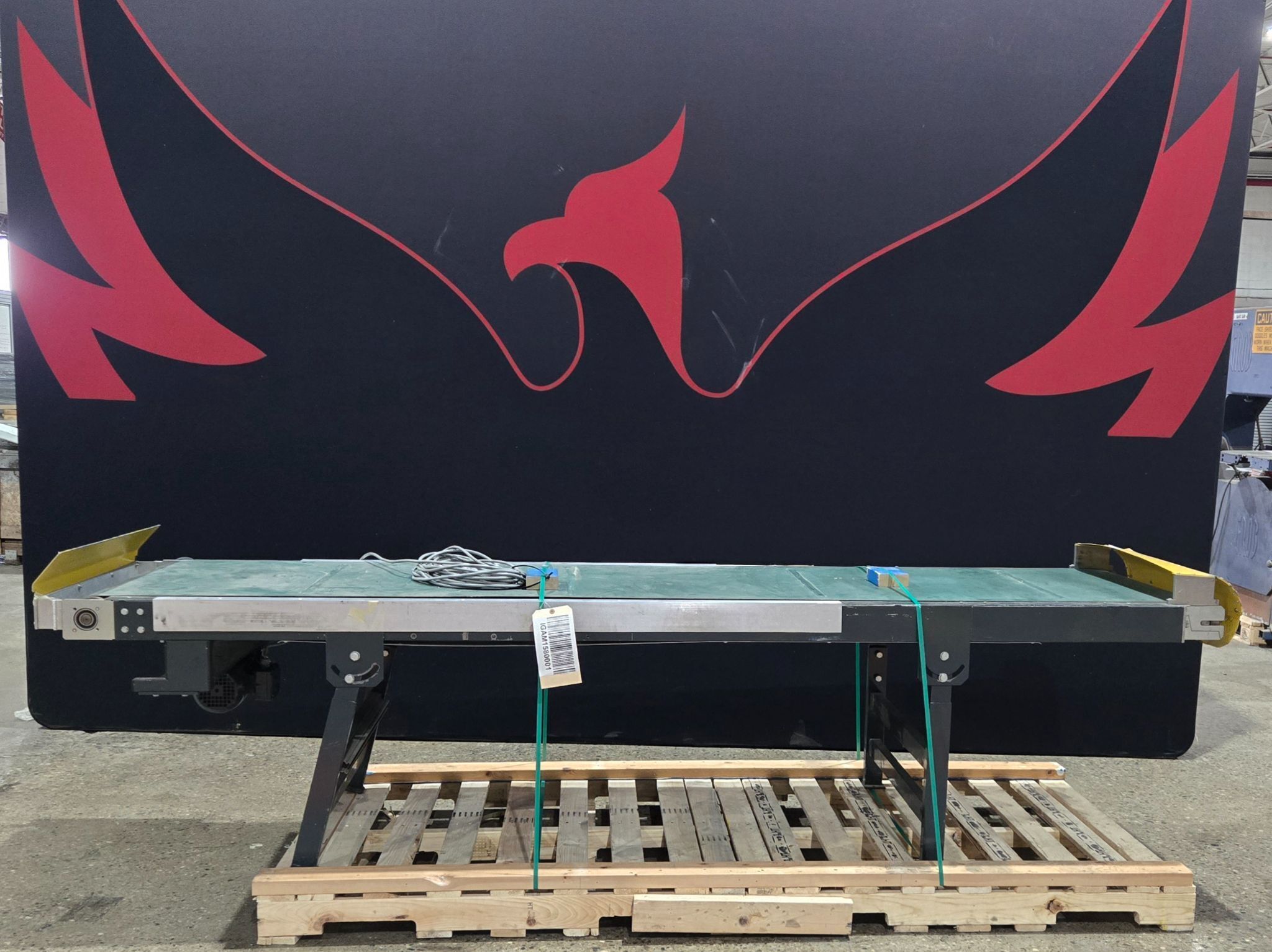 STÖBER C002N0140D71K4 9FT CONVEYOR 26 3/8"WIDTH USED 0