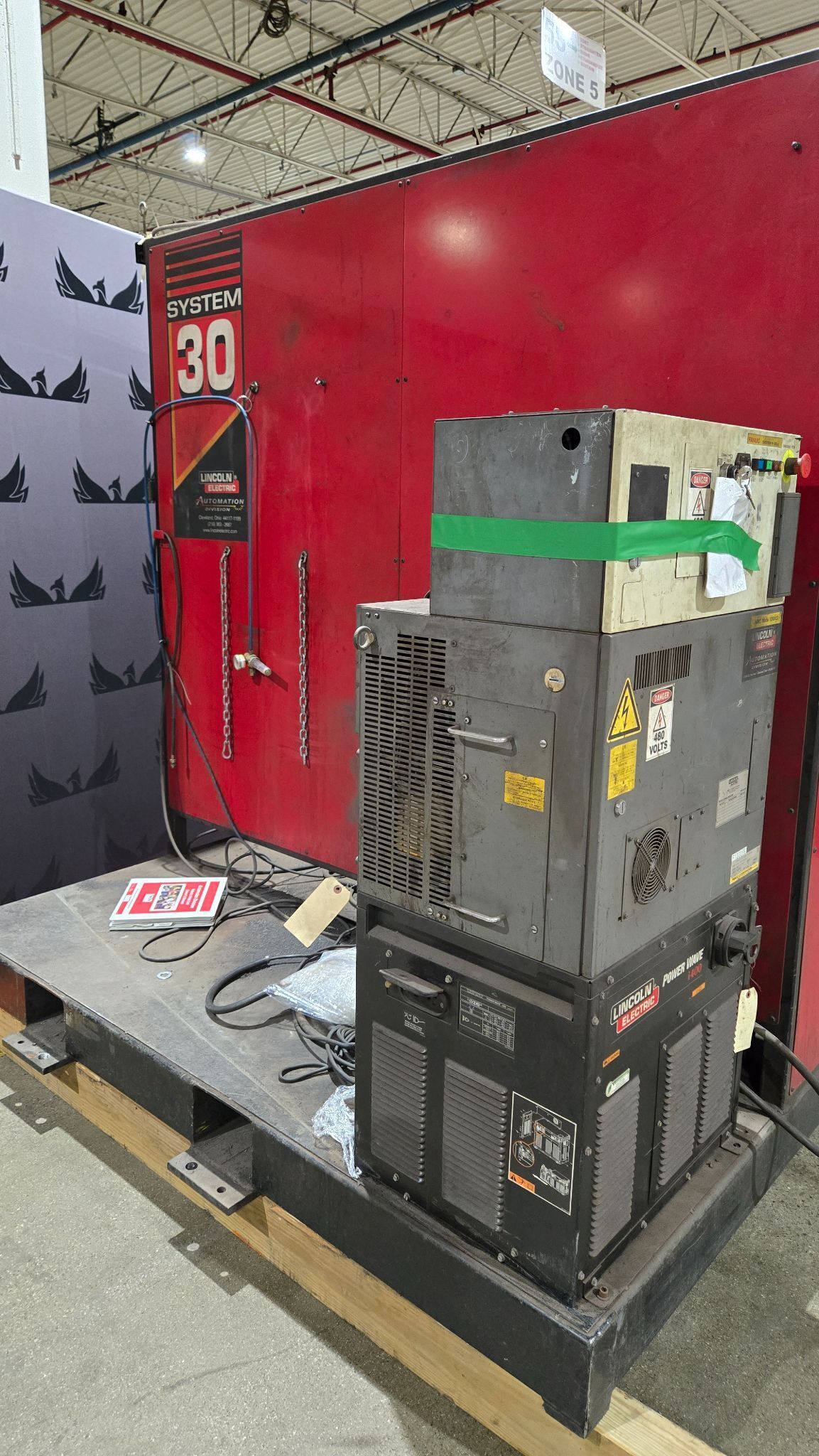 Lincoln Electric SYSTEM 30 Weld Cell w/ Fanuc Robot and Controls USED - AS IS 5