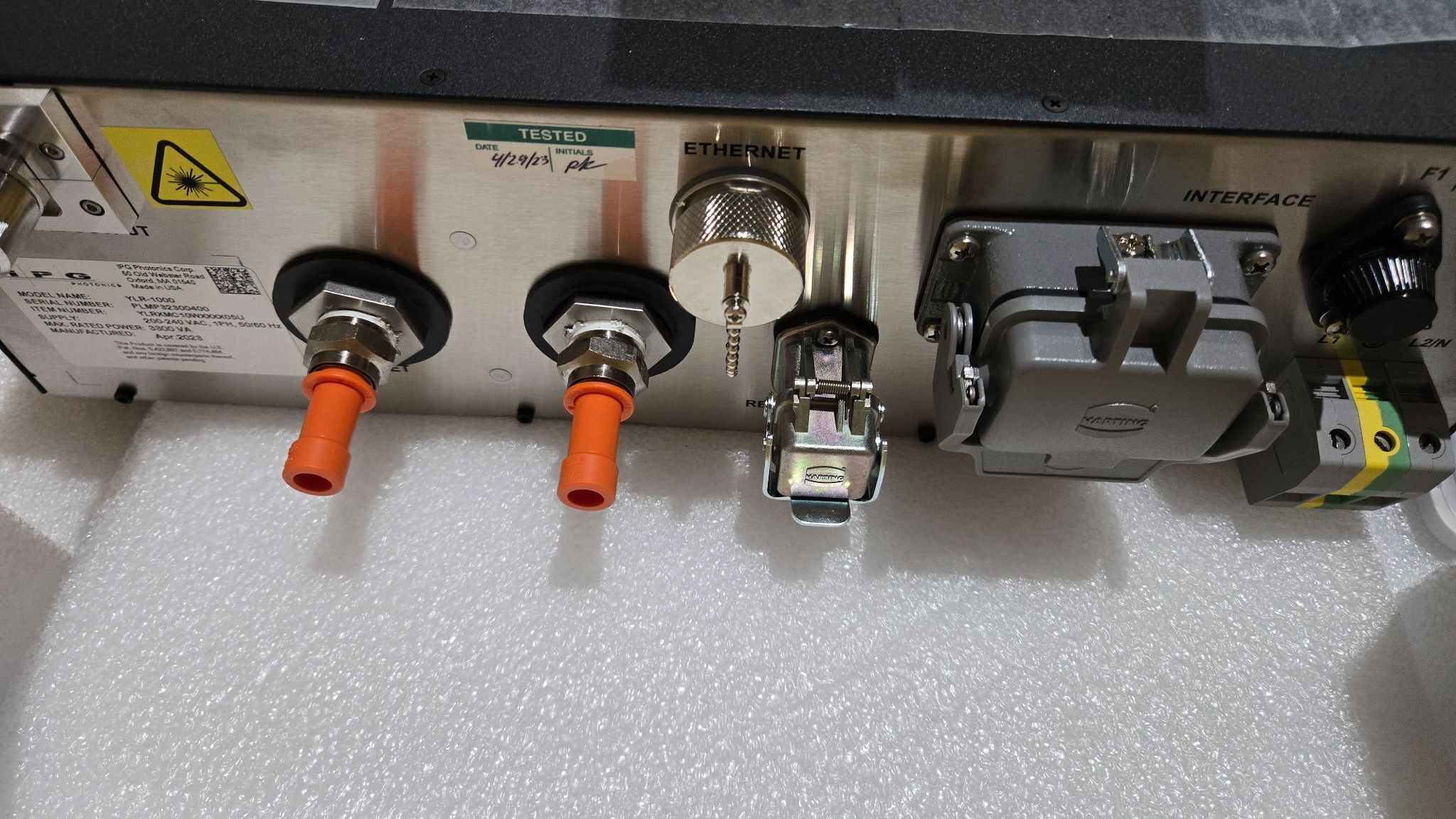 IPG YLR-1000-MM-WC FIBER LASER NEW 3