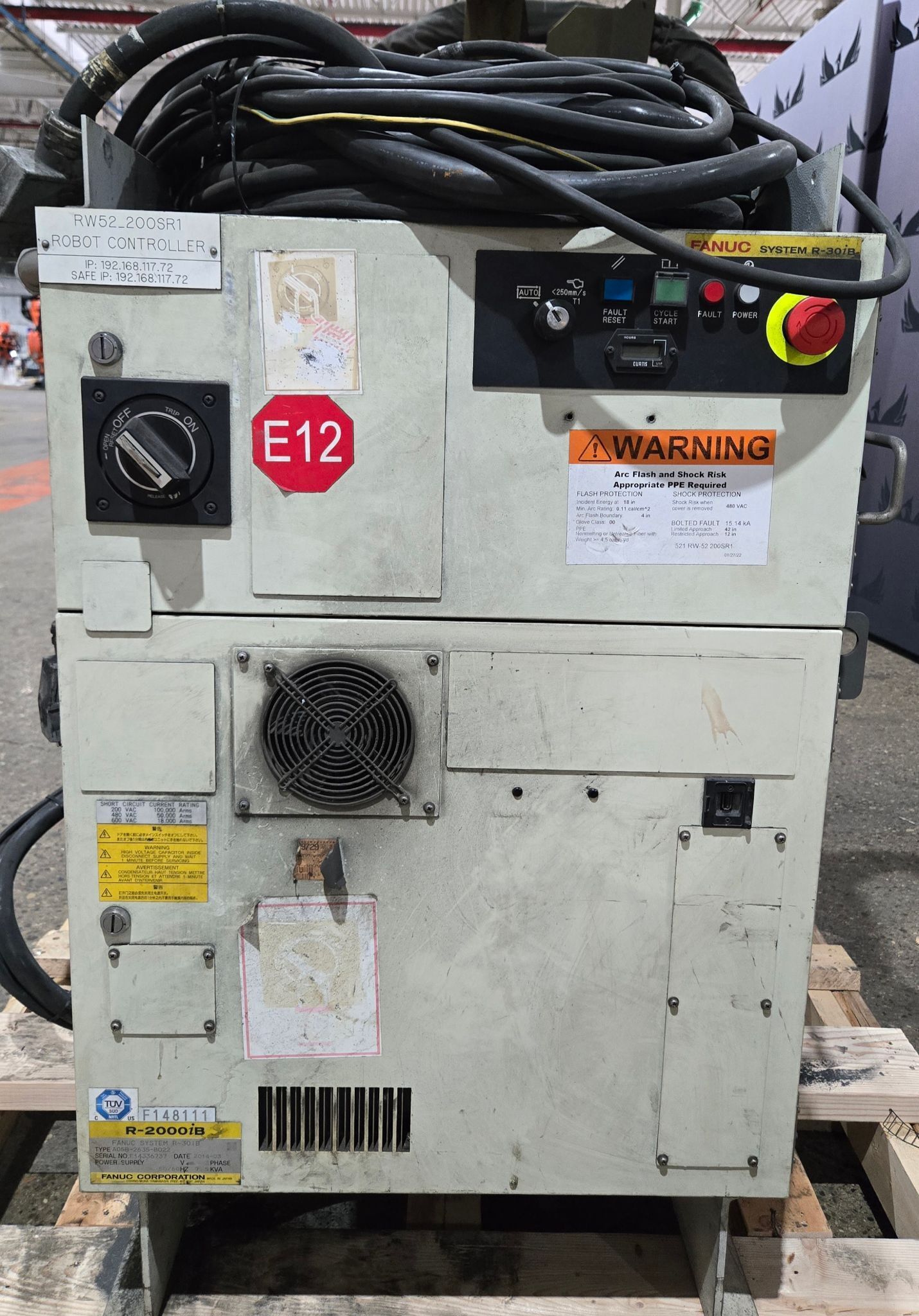 FANUC R-2000iB/210F Complete w/ R-30iB Controls USED 9