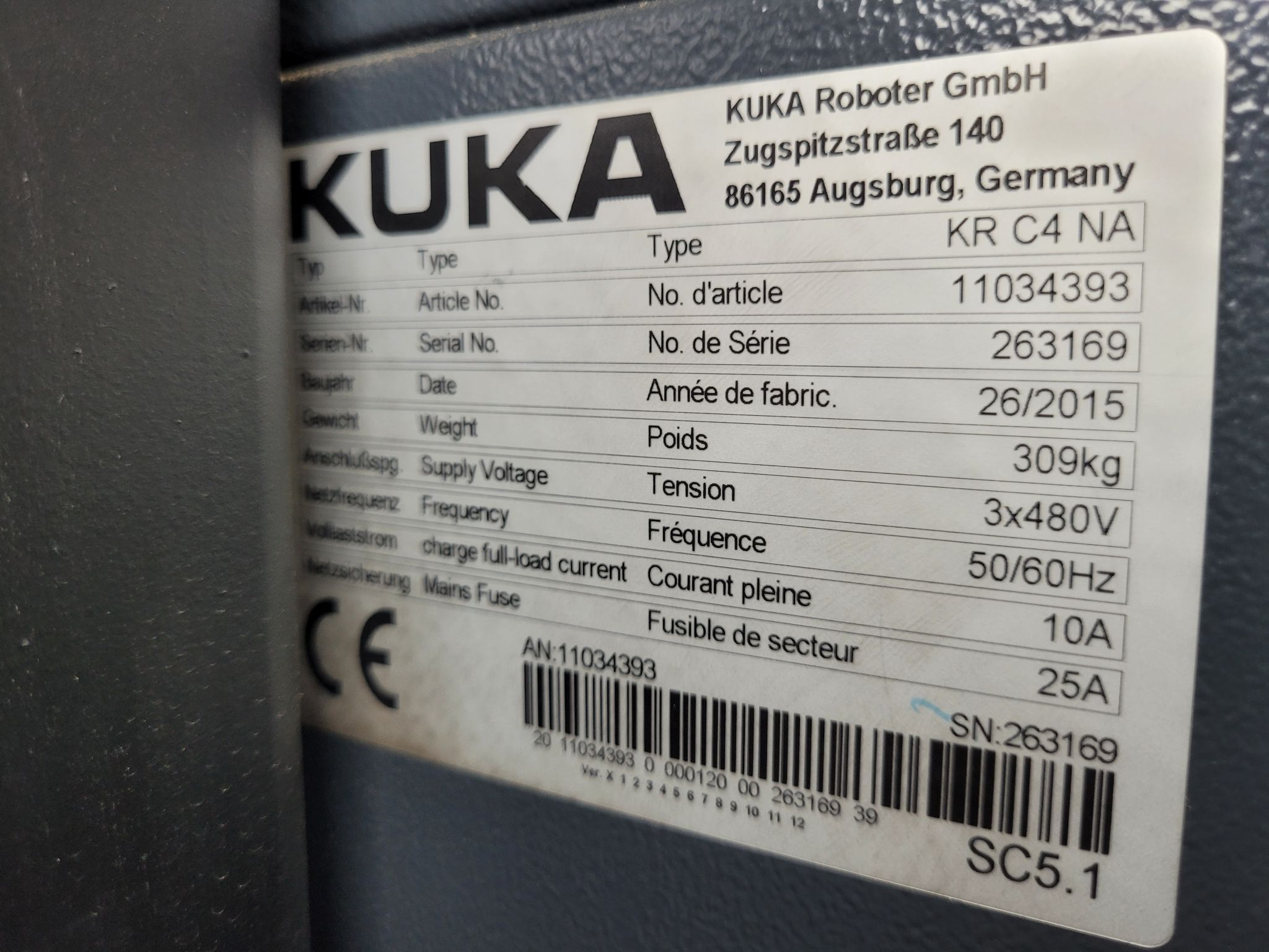 KUKA KR16 L6-2 w/ KR C4 Controls Lincoln R550 Weld Package & TT3A Reamer NEW 10