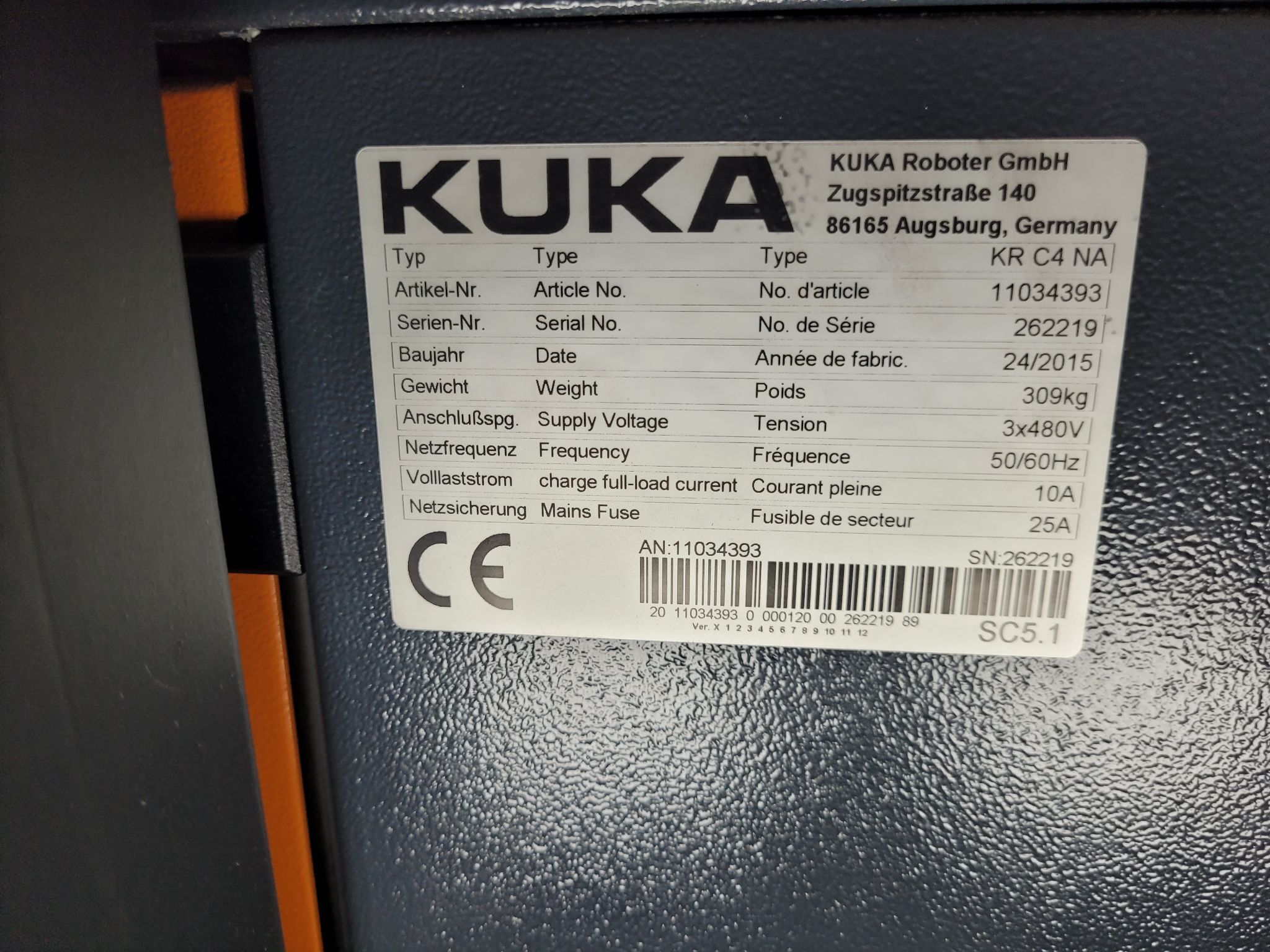 KUKA KR16 L6-2 w/ KR C4 Controls Lincoln R550 Weld Package & TT3A Reamer NEW 15