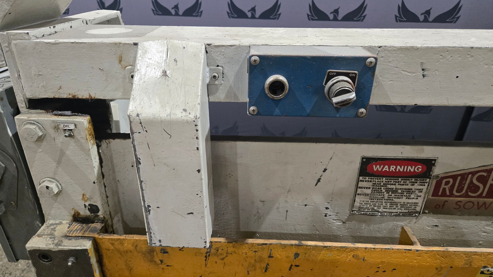 MORGAN RUSHWORTH 46″ x 1/8″ Sheet Metal Shear USED 0