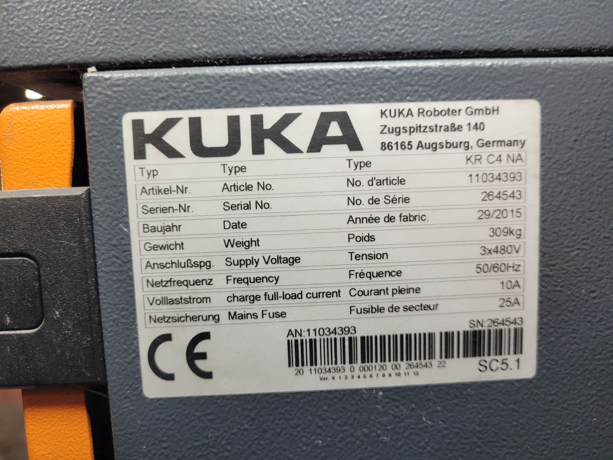 KUKA KR16 L6-2 w/ KR C4 Controls Lincoln R550 Weld Package & TT3A Reamer NEW 13