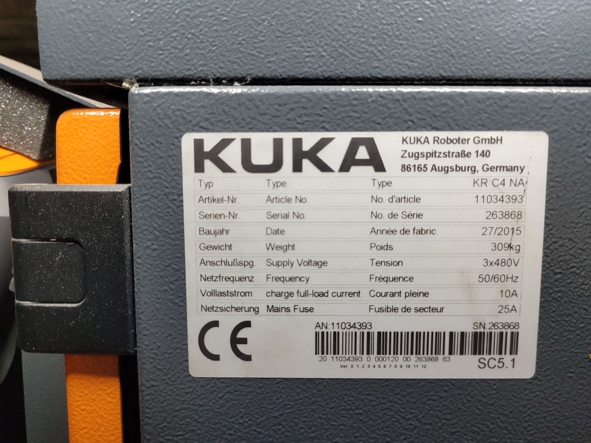 KUKA KR16 L6-2 w/ KR C4 Controls Lincoln R550 Weld Package & TT3A Reamer NEW 13