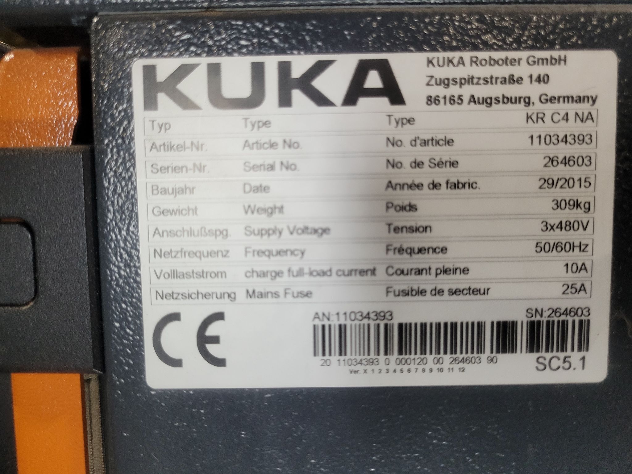 KUKA KR16 L6-2 w/ KR C4 Controls Lincoln R550 Weld Package & TT3A Reamer NEW 13