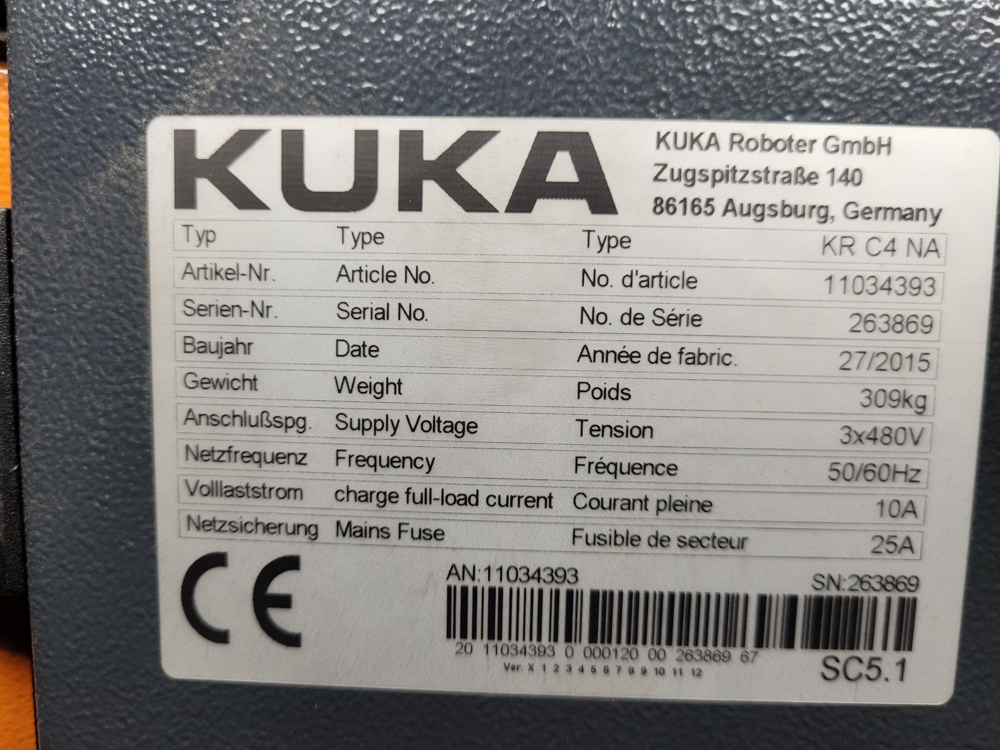 KUKA KR16 L6-2 w/ KR C4 Controls Lincoln R550 Weld Package & TT3A Reamer NEW 11