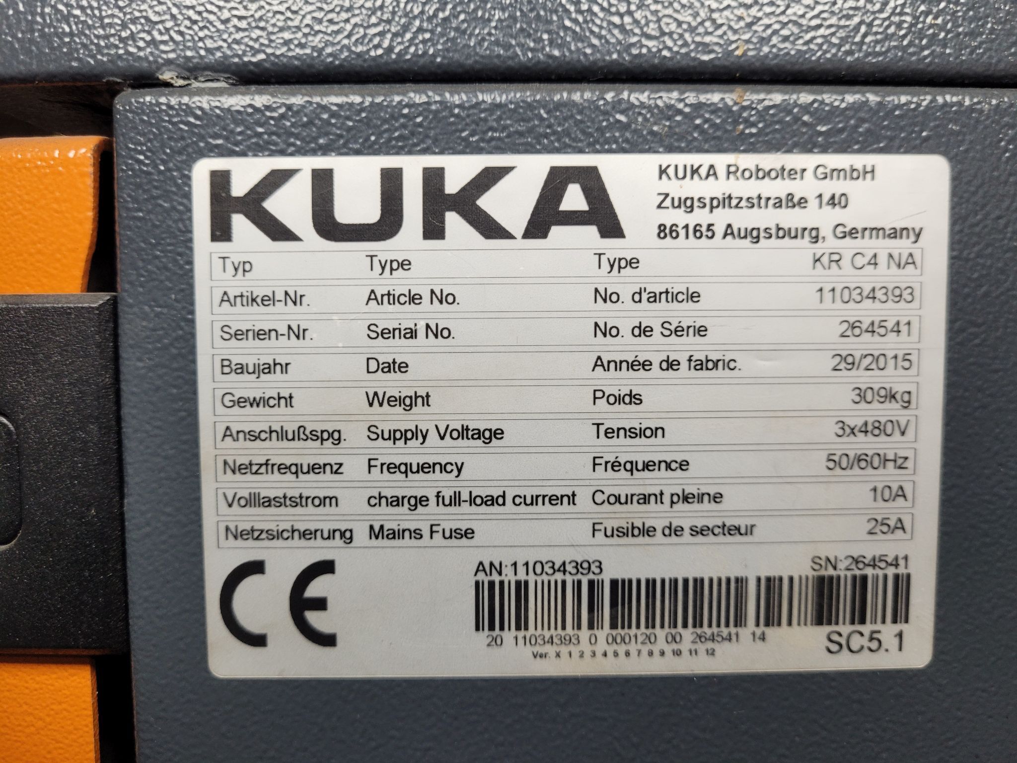 KUKA KR16 L6-2 w/ KR C4 Controls Lincoln R550 Weld Package & TT3A Reamer NEW 12