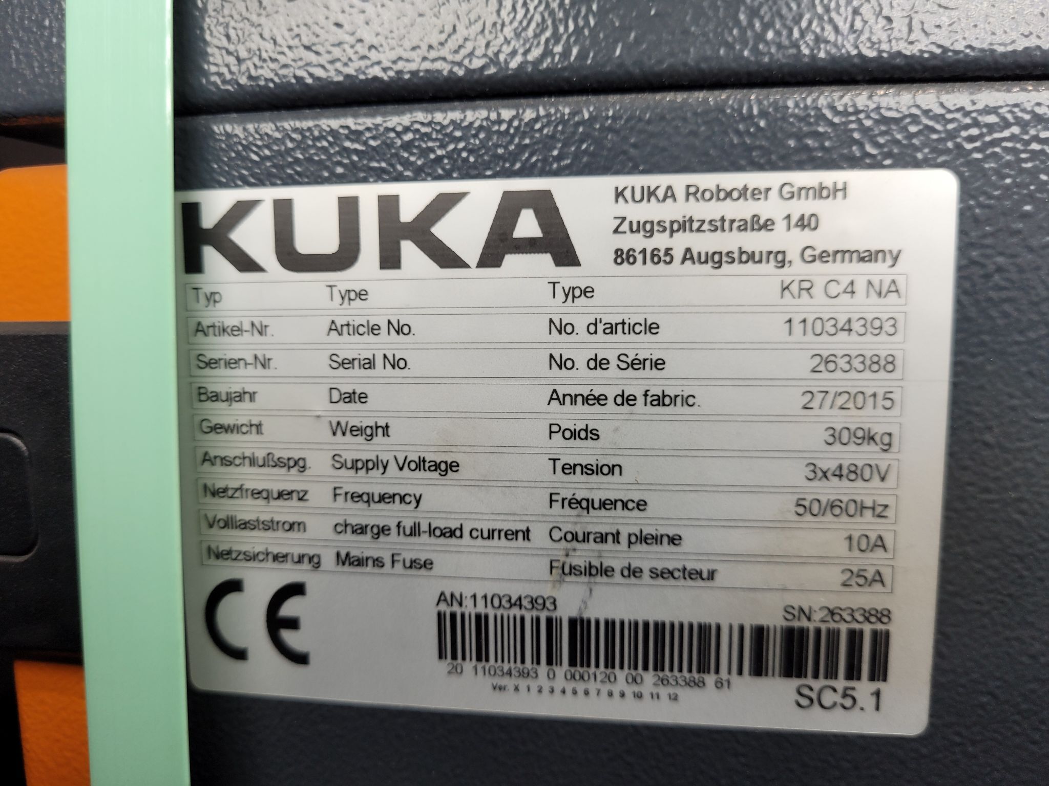KUKA KR16 L6-2 w/ KR C4 Controls Lincoln R550 Weld Package & TT3A Reamer NEW 12